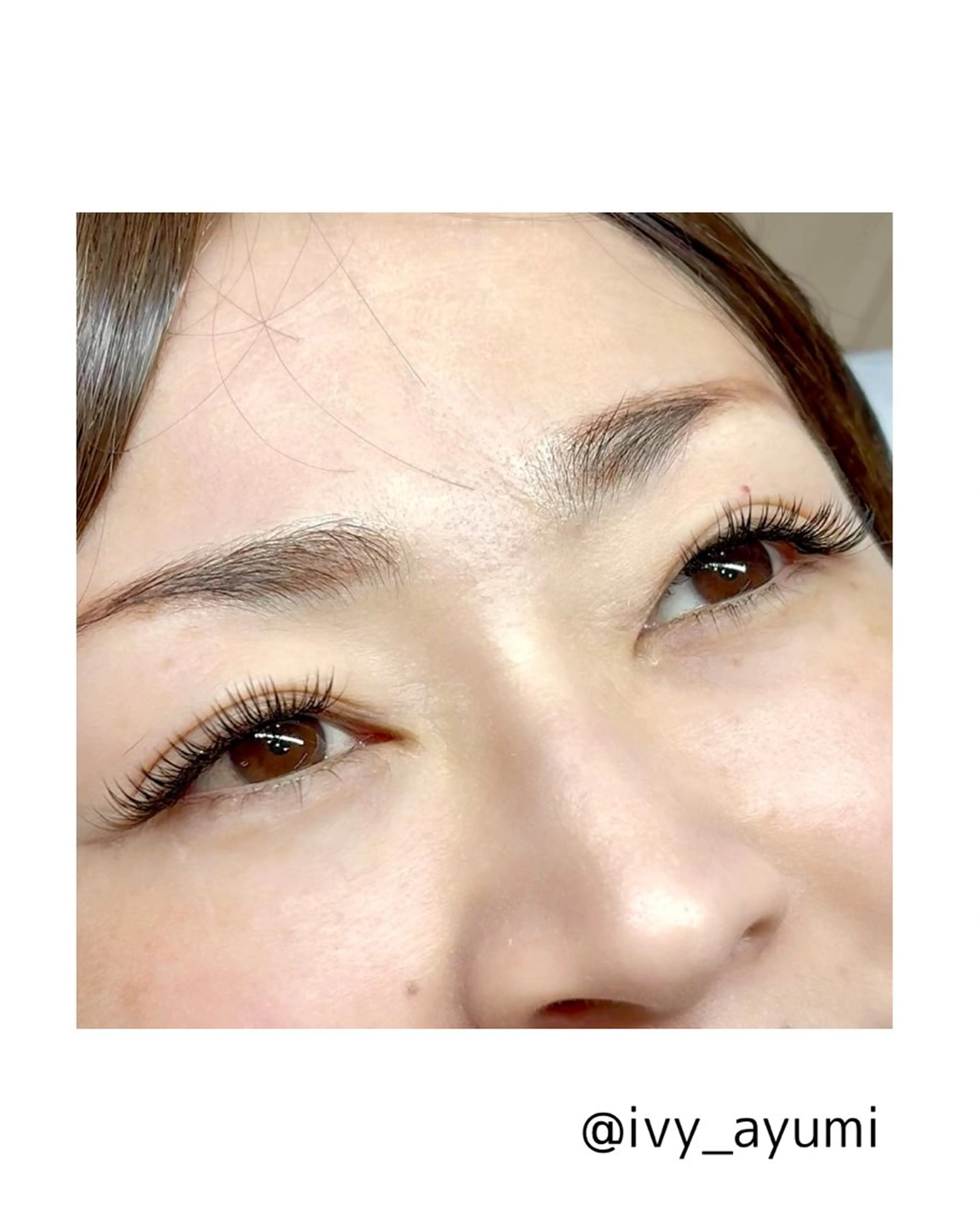 マツエク・マツパ マツエク ivy 中村歩実のマツエク・マツパデザイン