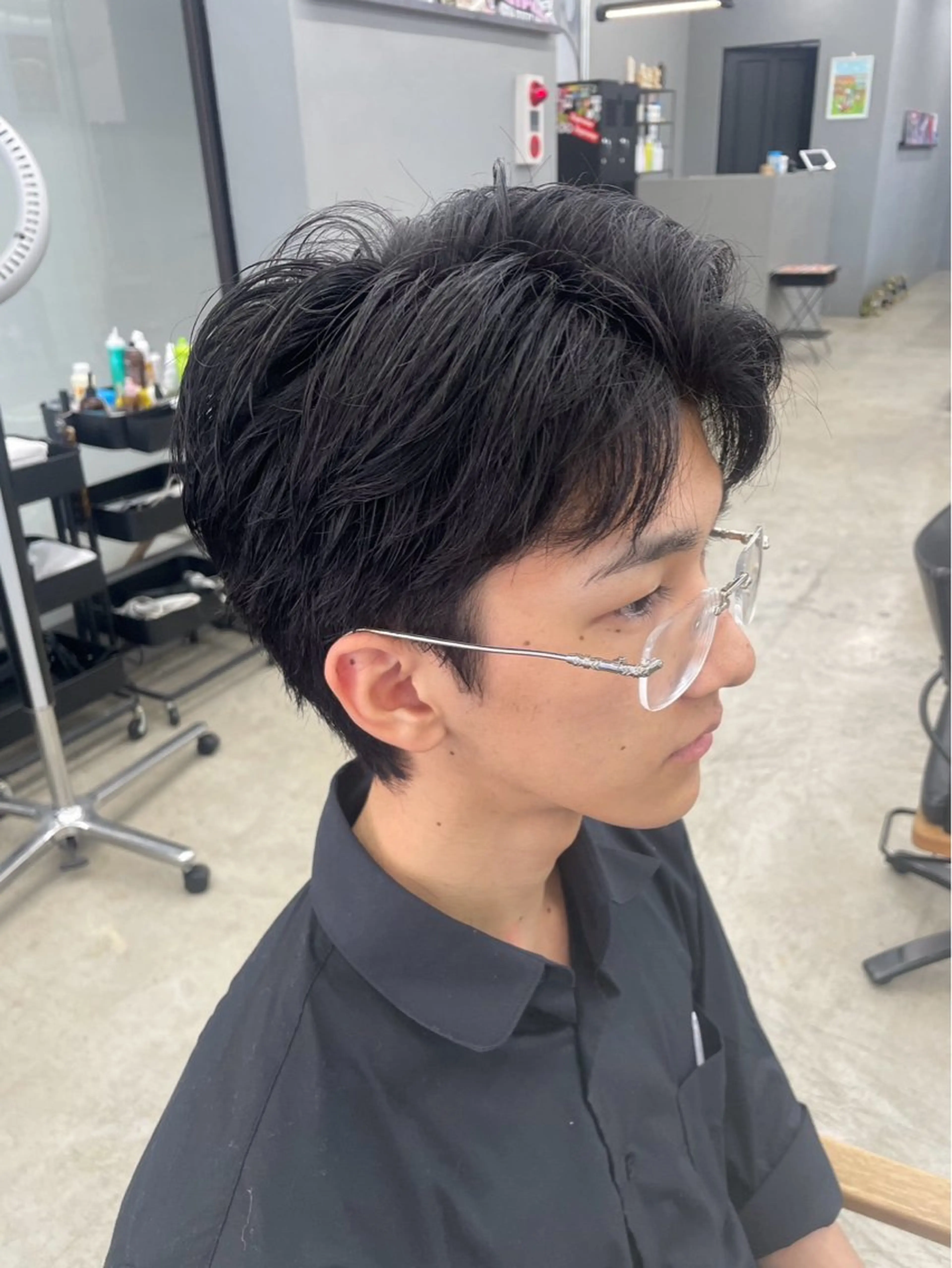 ショート メンズ カット ヘッドスパ メンズ専門サロン wokeのヘアスタイル