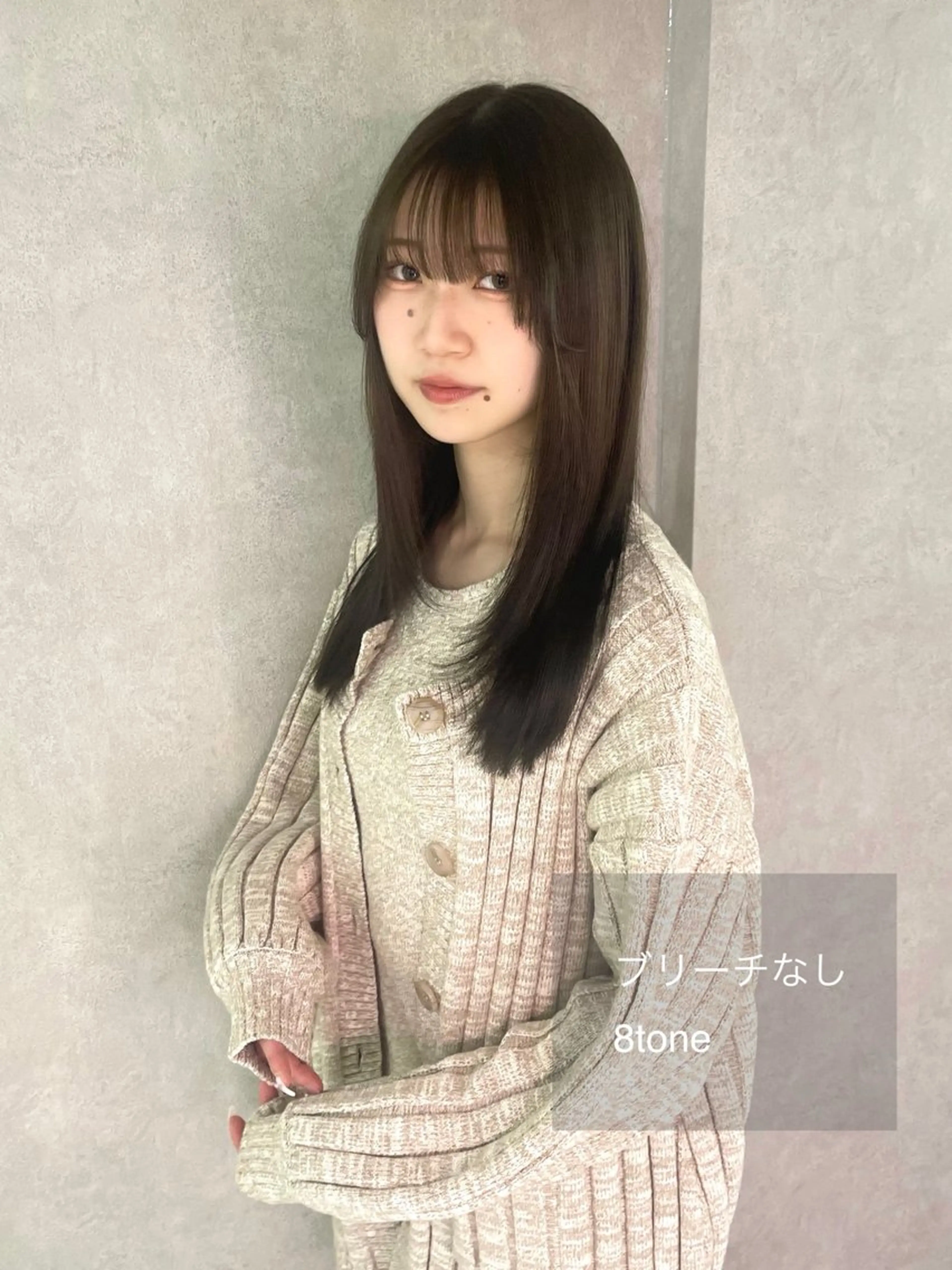 ロング カラー カット ヘアカラー 盛れる顔まわり✨🎀 モテカラー別所好葉のヘアスタイル