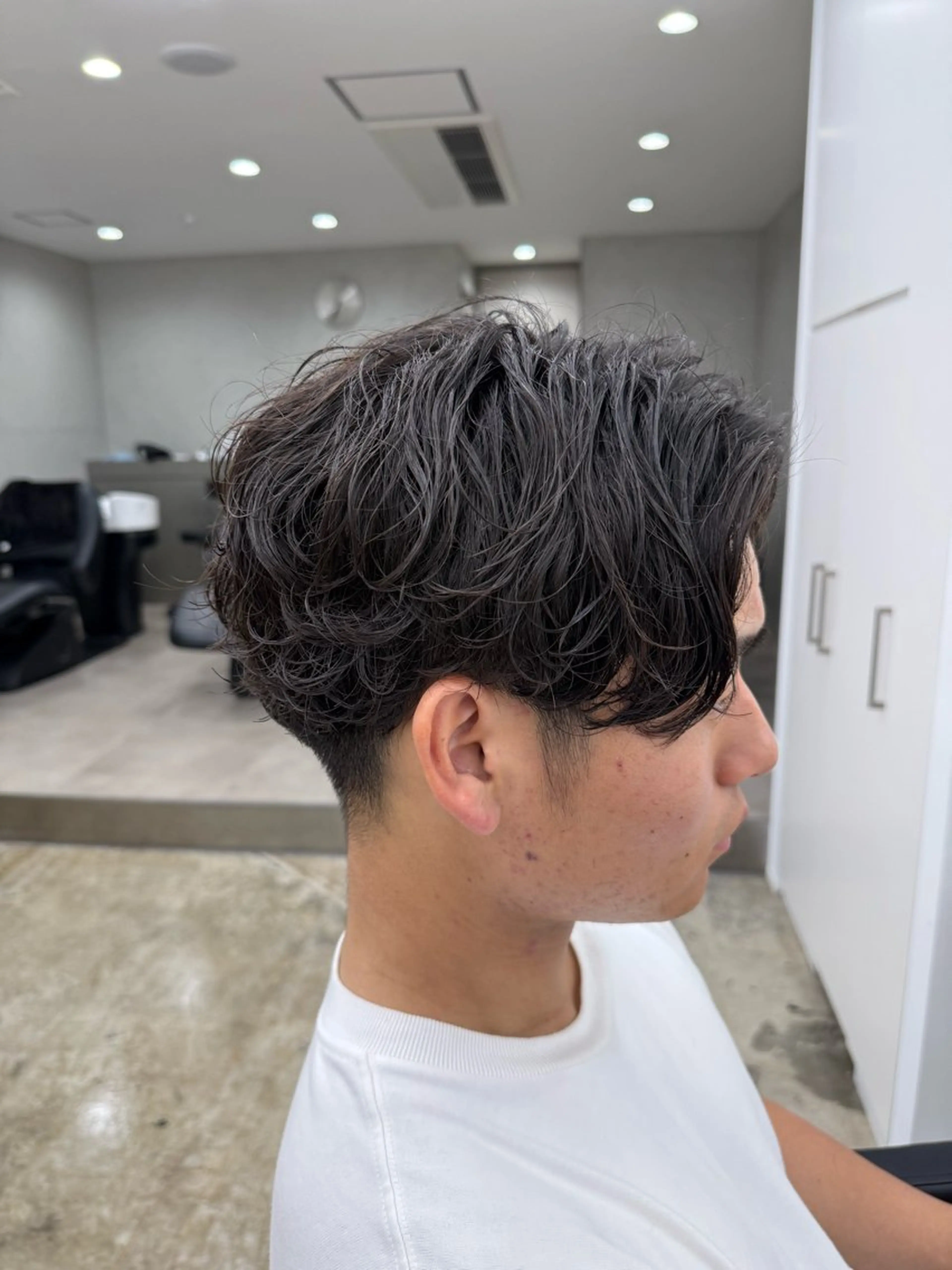 ショート カット パーマ 柏/シャドウパーマ/ ナチュラル/颯寿のヘアスタイル