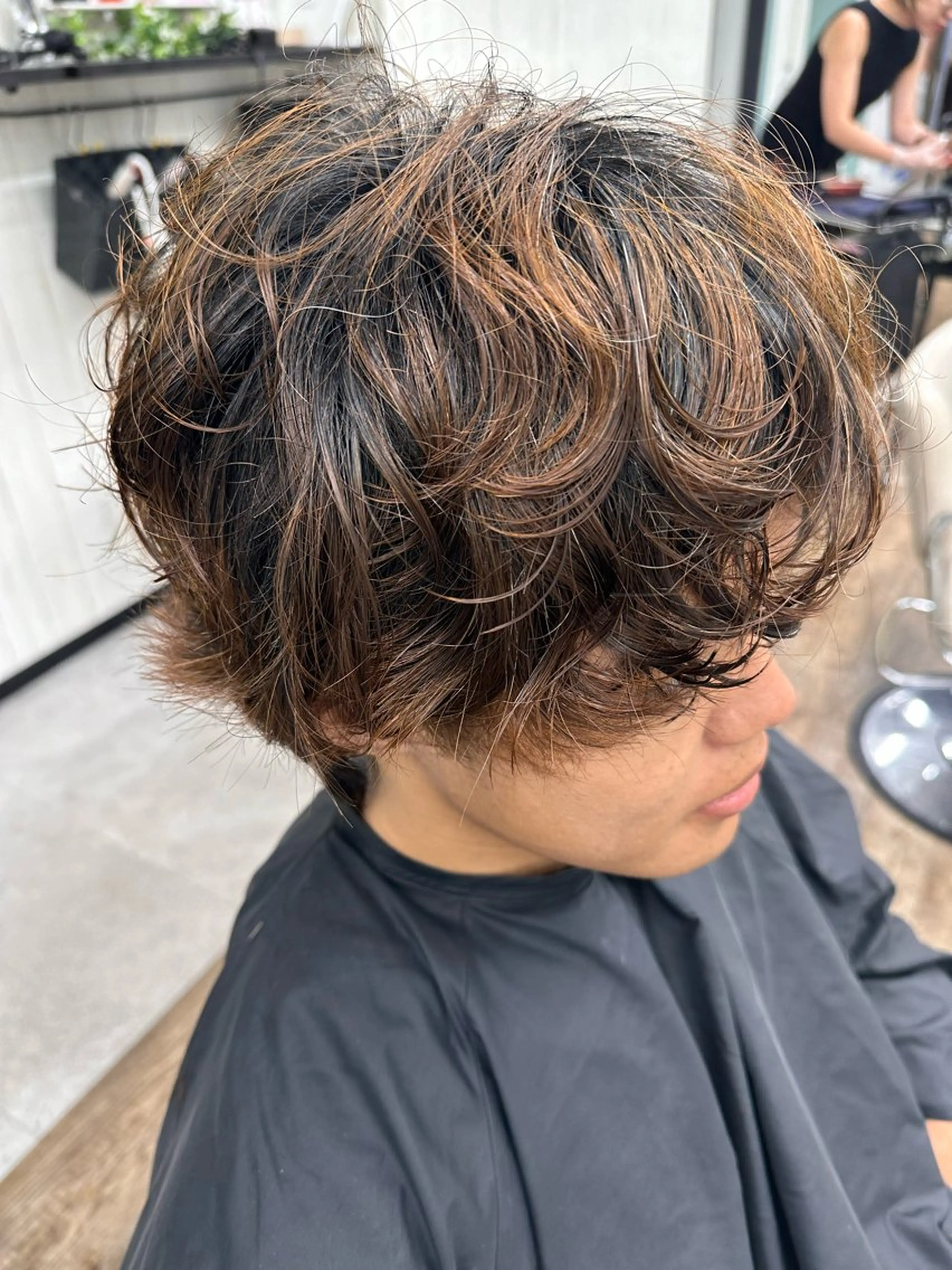 パーマ ⟡.·mamiya 縮毛矯正/ヘアセットのヘアスタイル