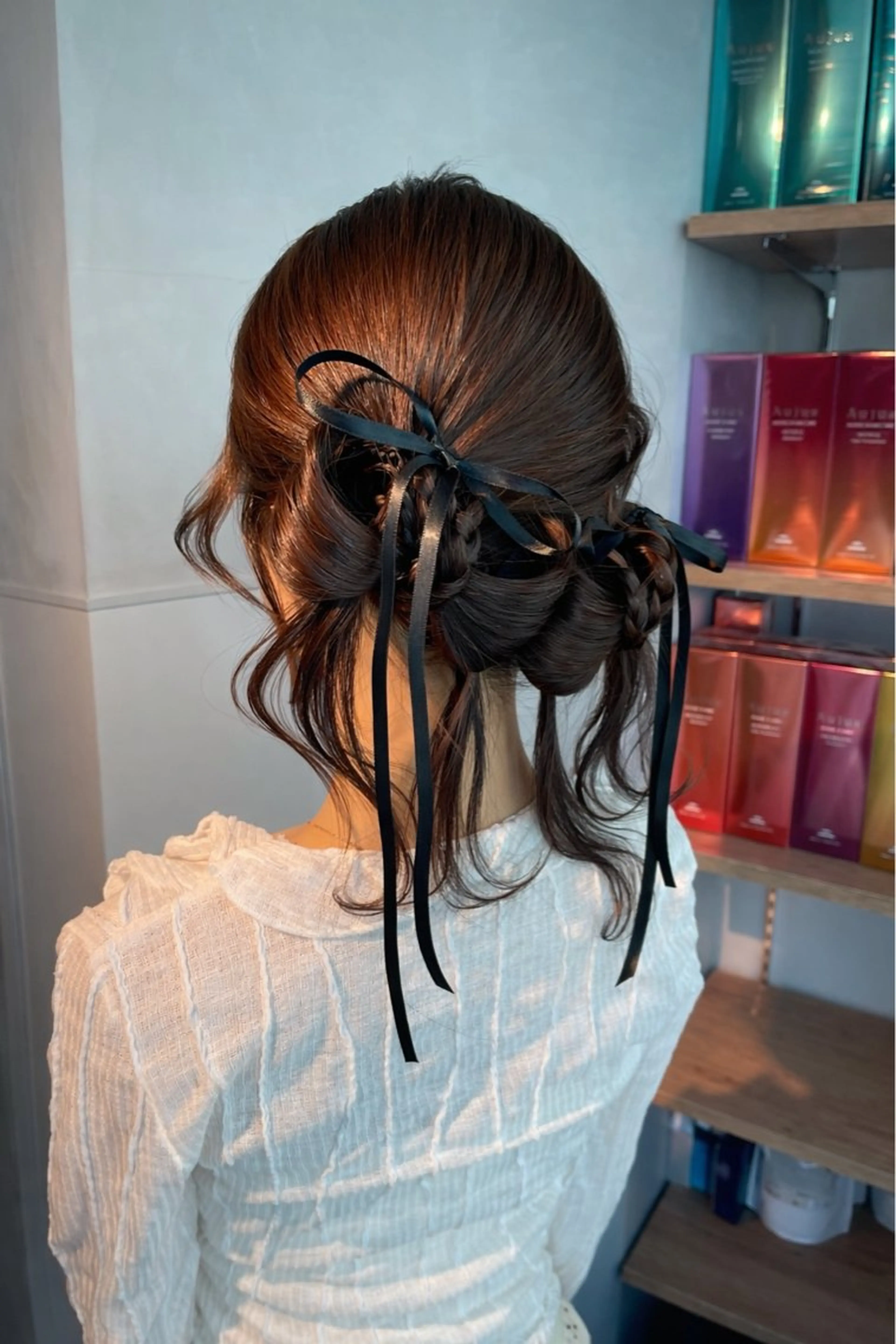 ヘアアレンジ 結婚式・ブライダル 卒業式のヘアスタイル ヘアセット charm《銀座》 ヘアセット/縮毛矯正のヘアスタイル