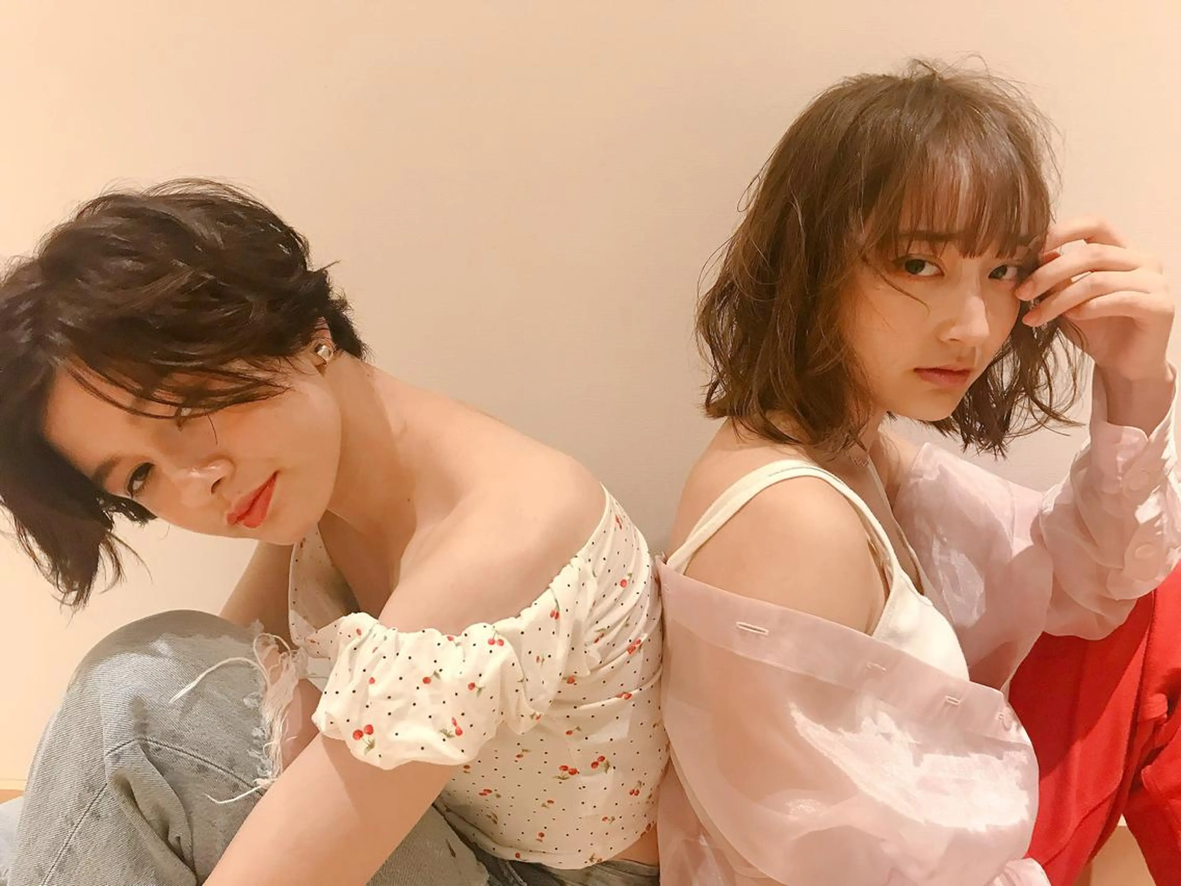 ミディアム カラー ケアカラー 艶髪/モテヘア🎀 MIHOのヘアスタイル