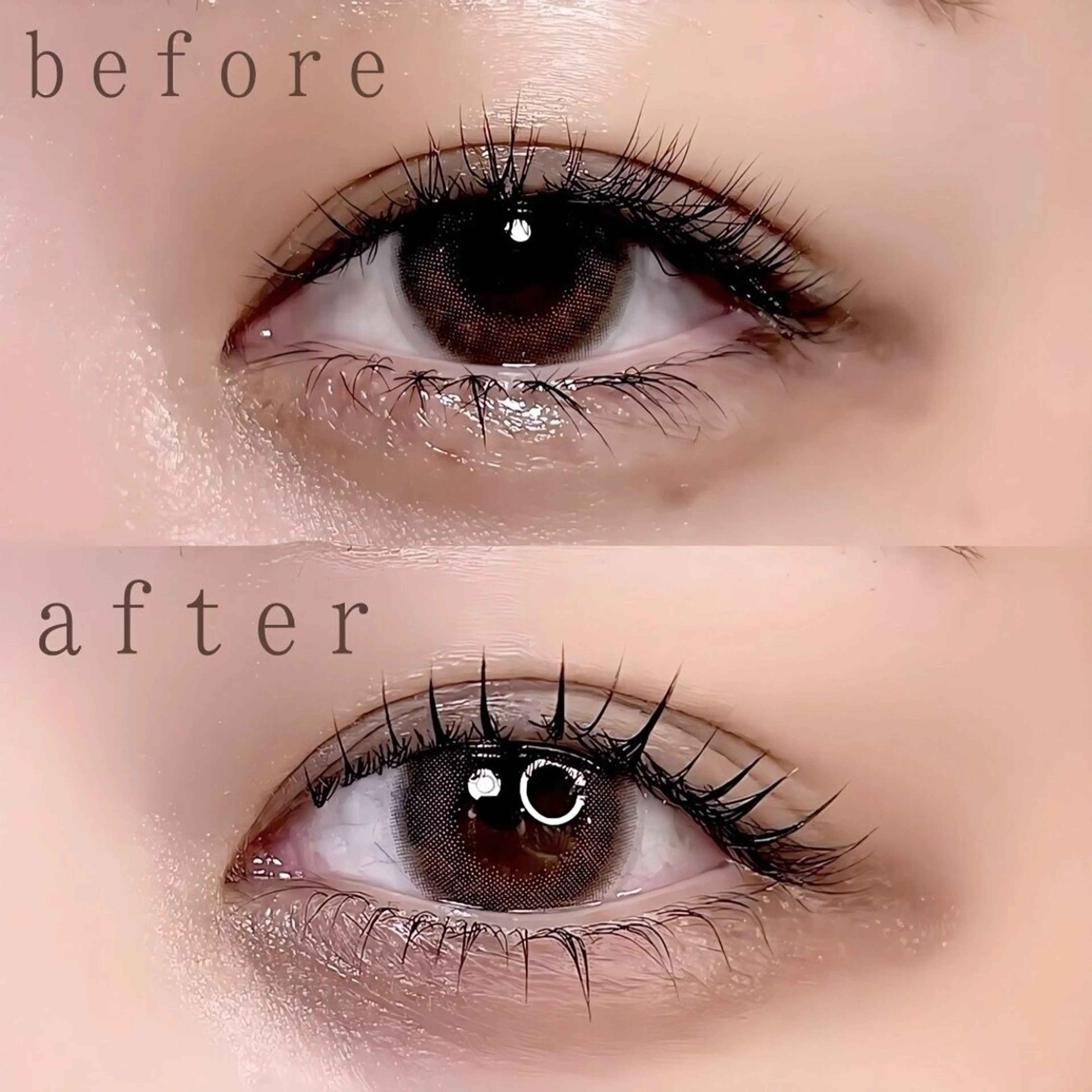 💞🎀下まつげラッシュリフト🎀💞美容液コーティング仕上げの写真