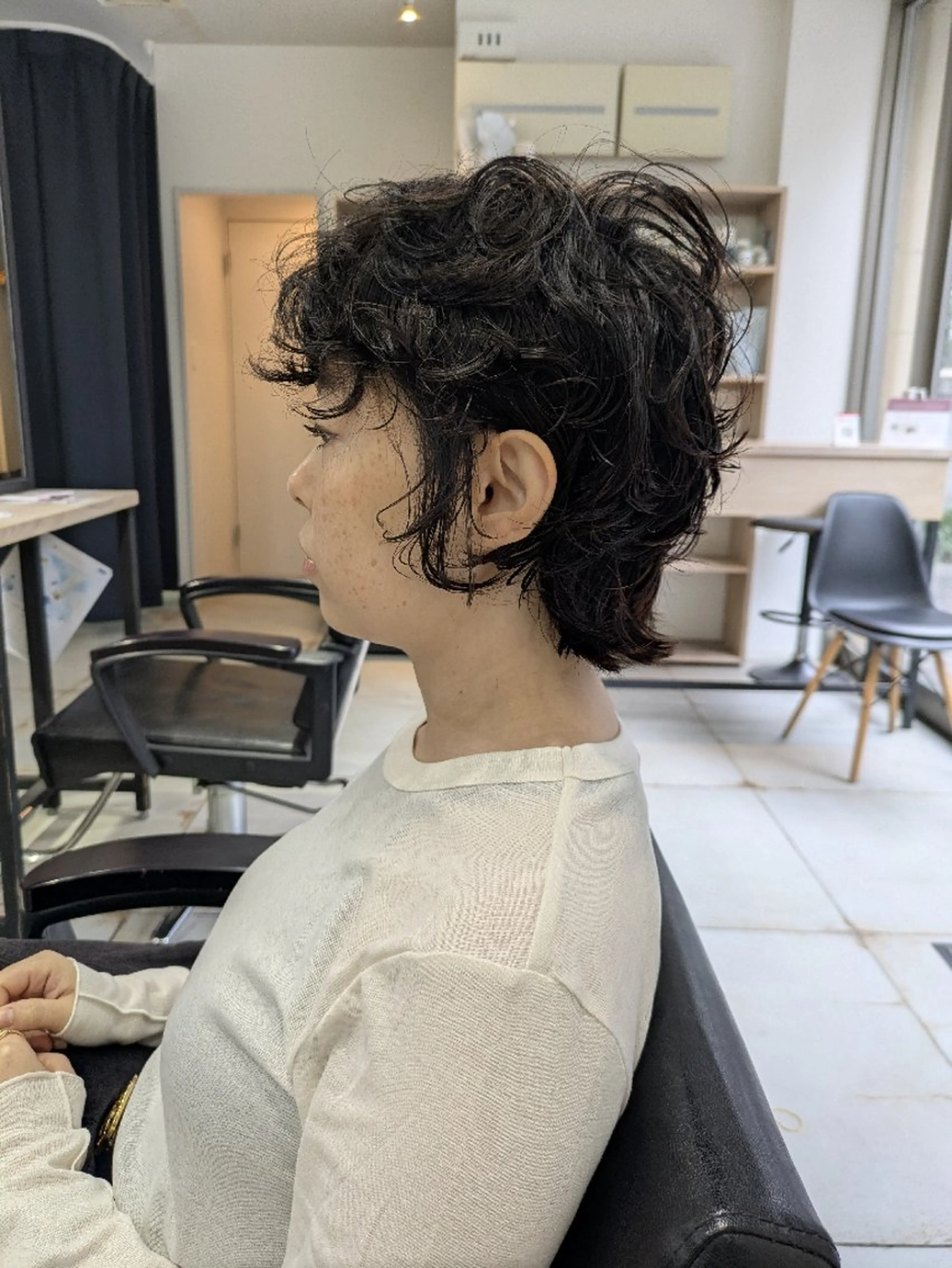 ショート パーマ ショートヘア カット パーマ AKAMEE 表参道所属・✨360°褒められ ヘア✨️井上雄輝のヘアスタイル