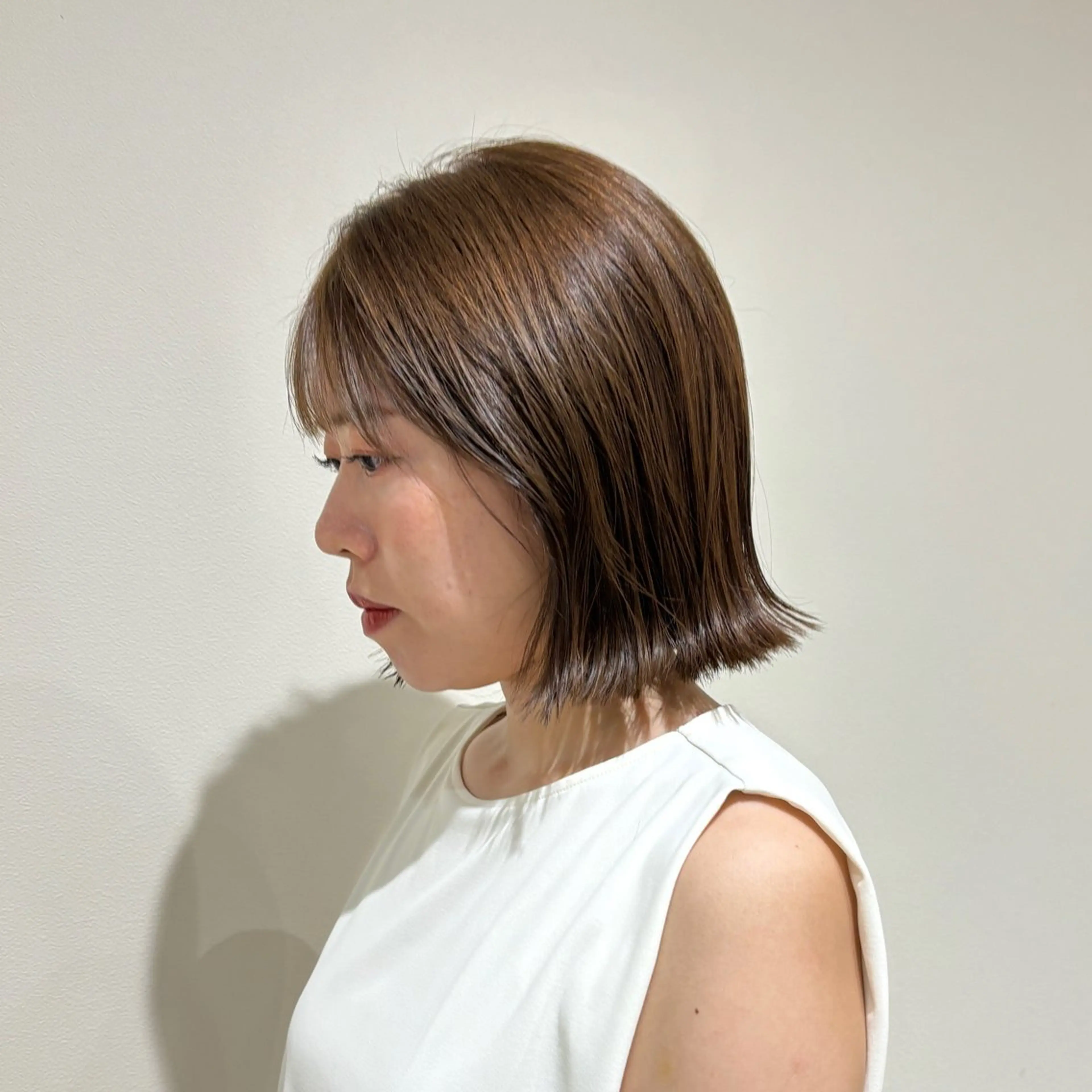 ショート AHNKISM所属・トレンド🌷 ボブ　パーマ🩰のヘアスタイル