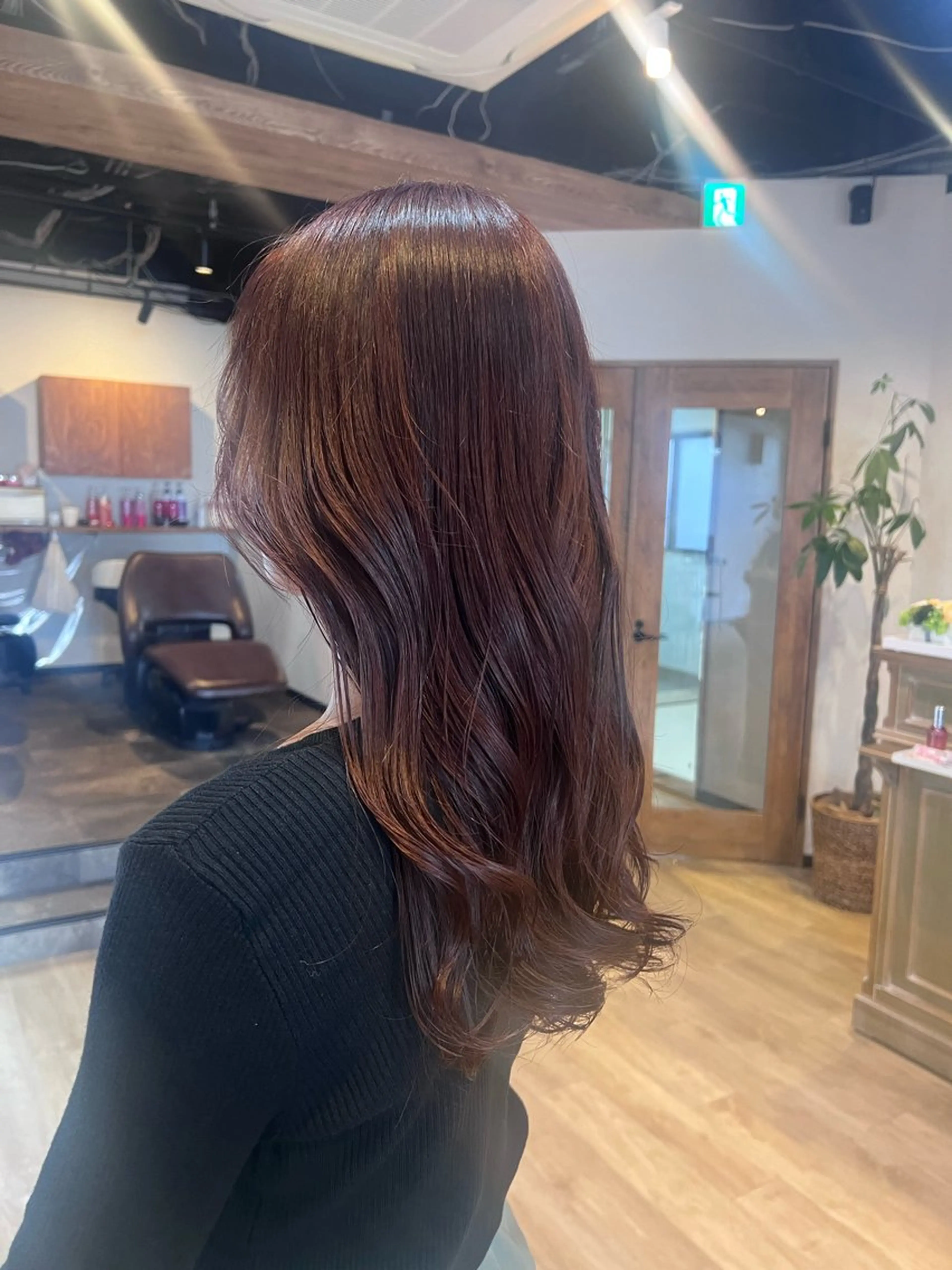 ロング カラー ブラウンカラー ピンクカラー ピンクブラウン ヘアカラー トリートメント マツエク/透明感 カラー🤍ゆうのヘアスタイル