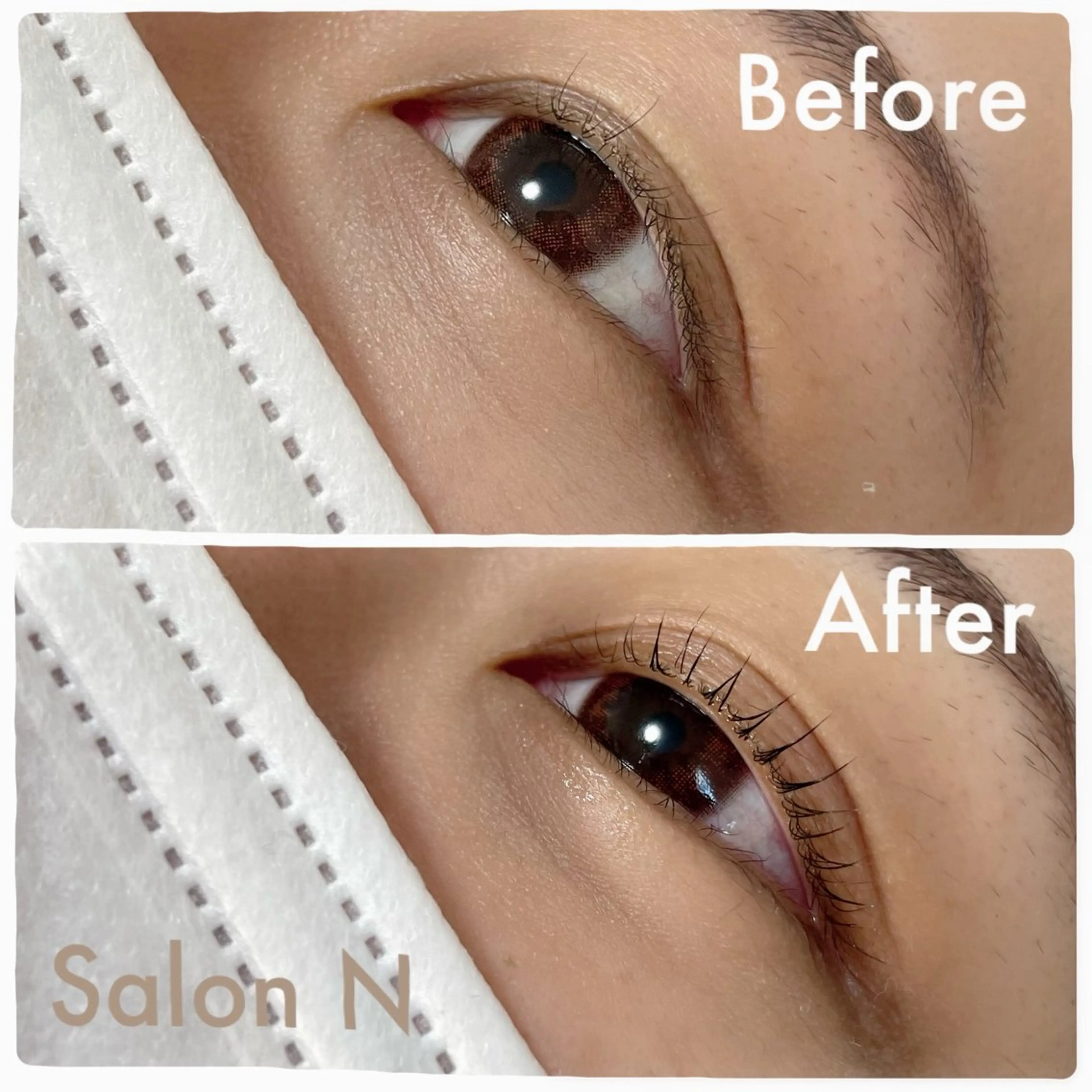 マツエク・マツパ 一重×まつ毛パーマ Lash  Lift Salon Nのマツエク・マツパデザイン