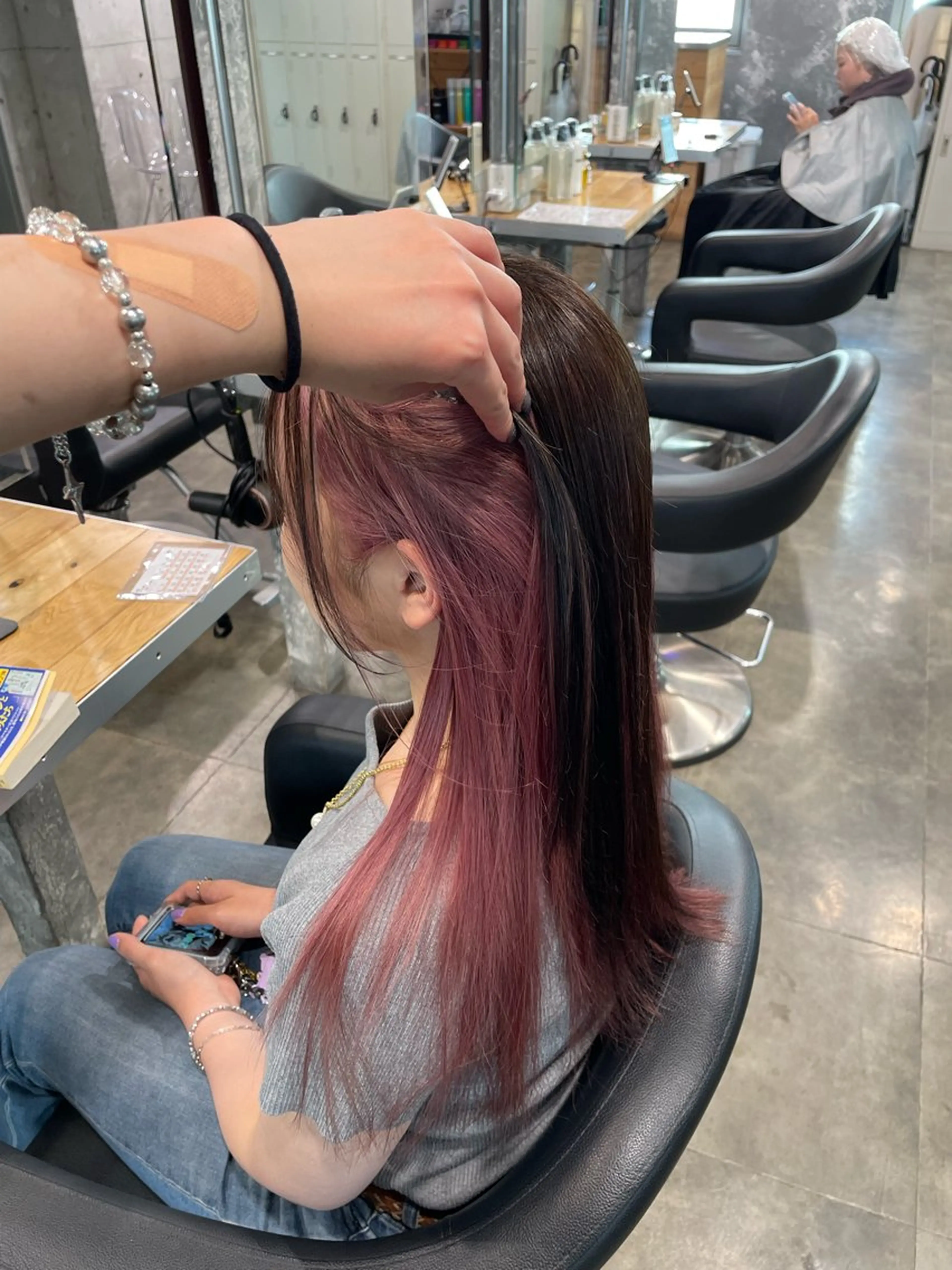 カラー ヘアカラー トリートメント ヘアセット 🤍透明感韓国 レディ/まりん🤍のヘアスタイル