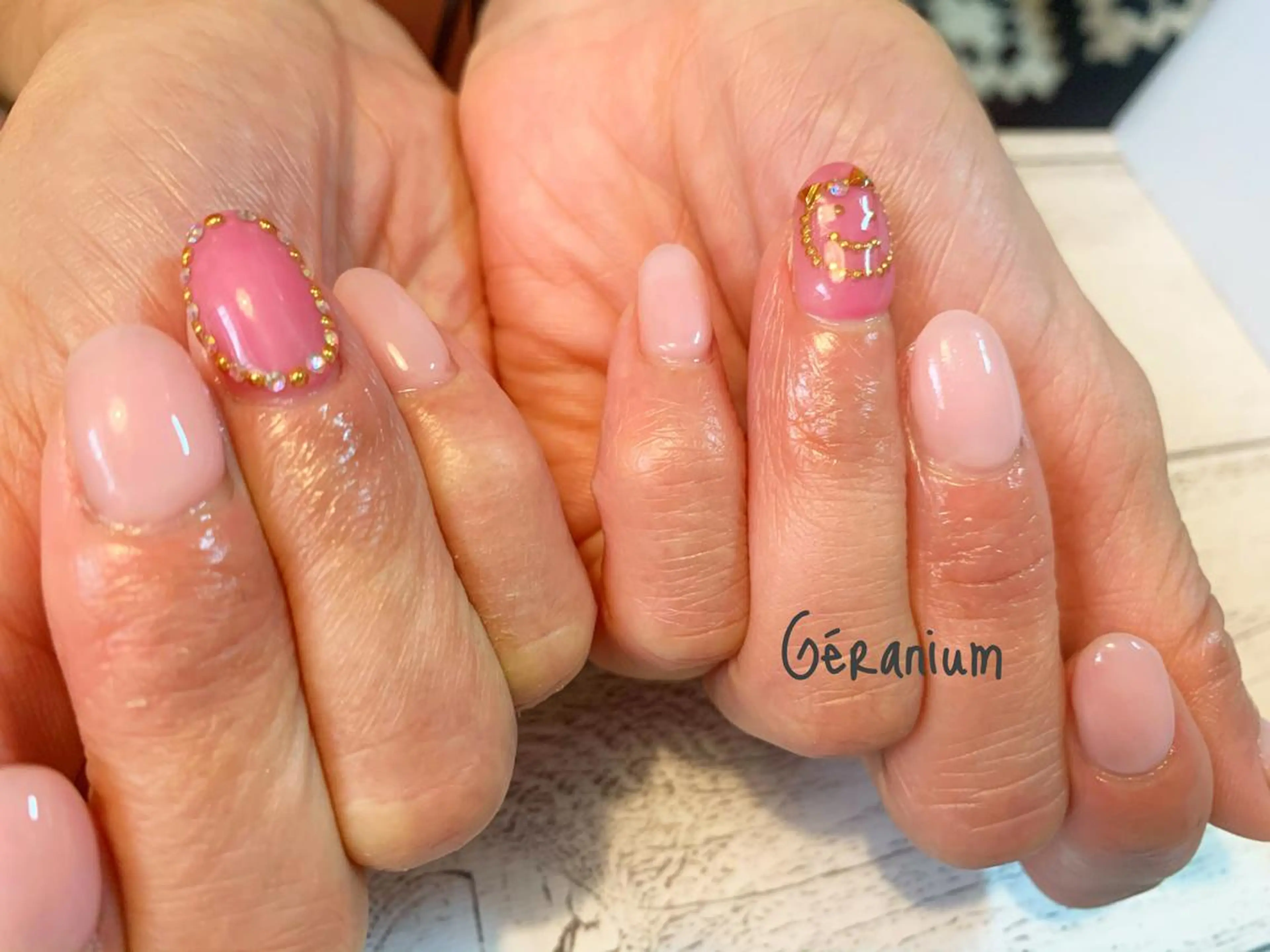 ネイル ハンドネイル GéRanium Harukaのネイルデザイン