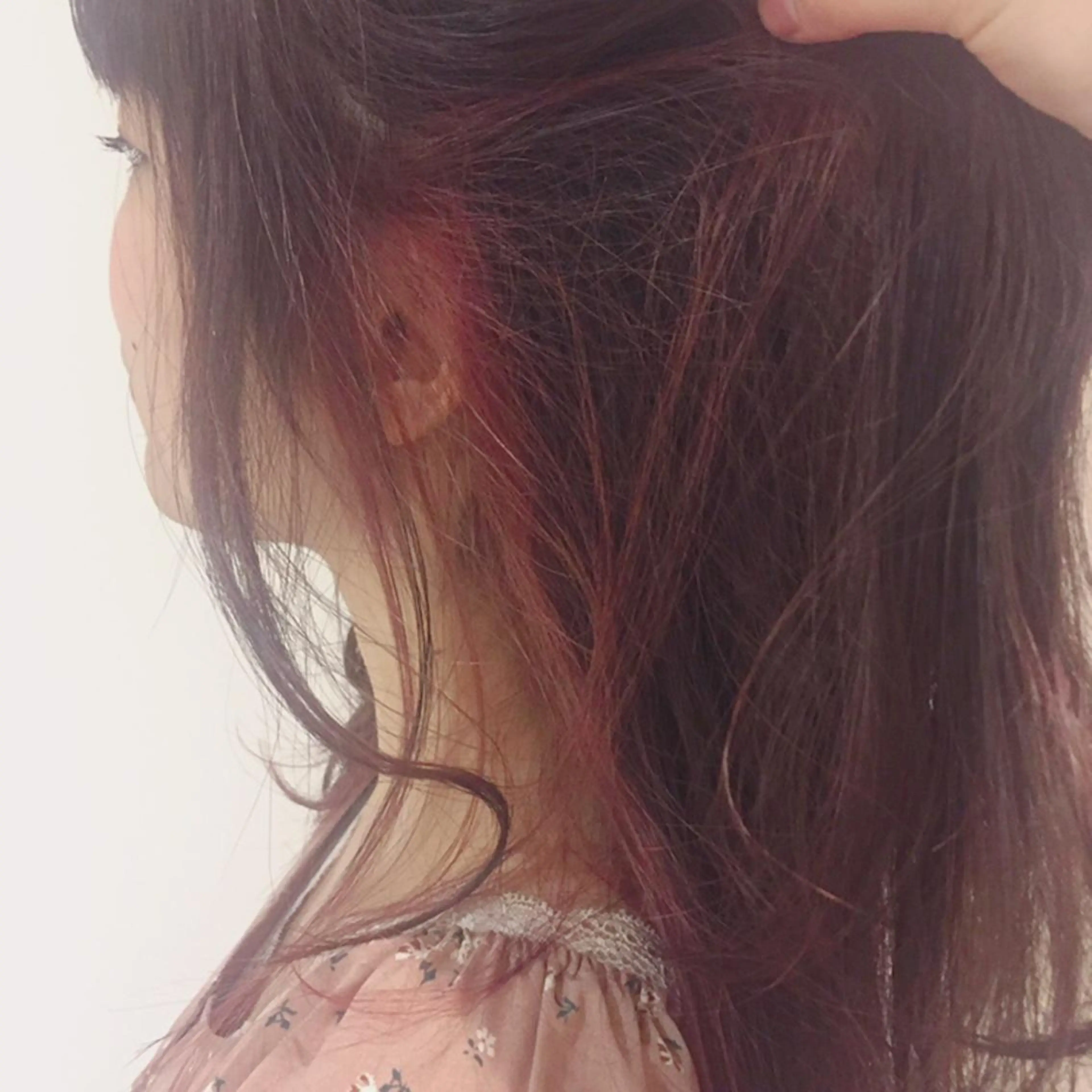 ロング カラー インナーカラー 似合わせ.ﾍｱｾｯﾄ 得意🌹井上美沙のヘアスタイル