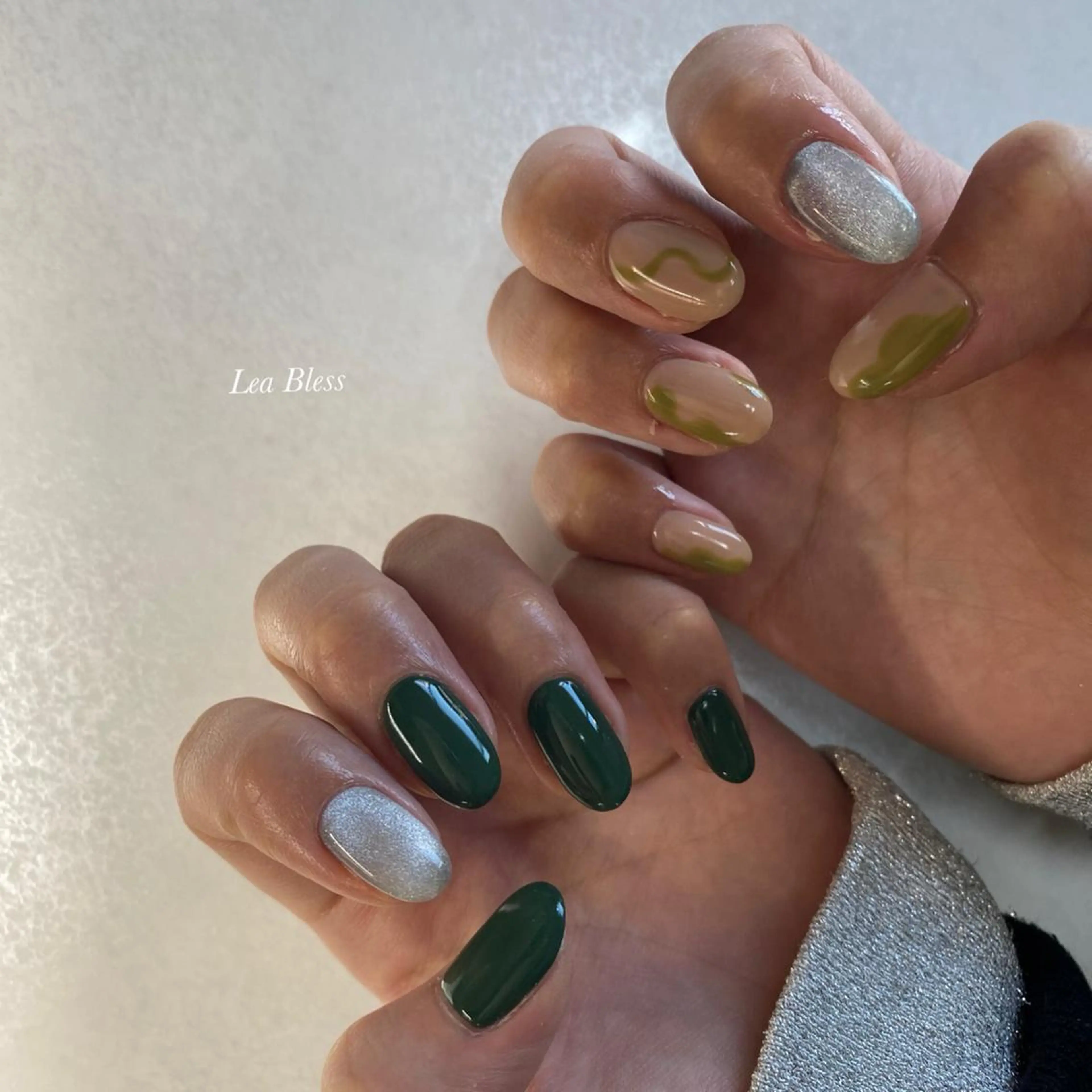 ネイル ハンドネイル Lea Bless 河原町のネイルデザイン