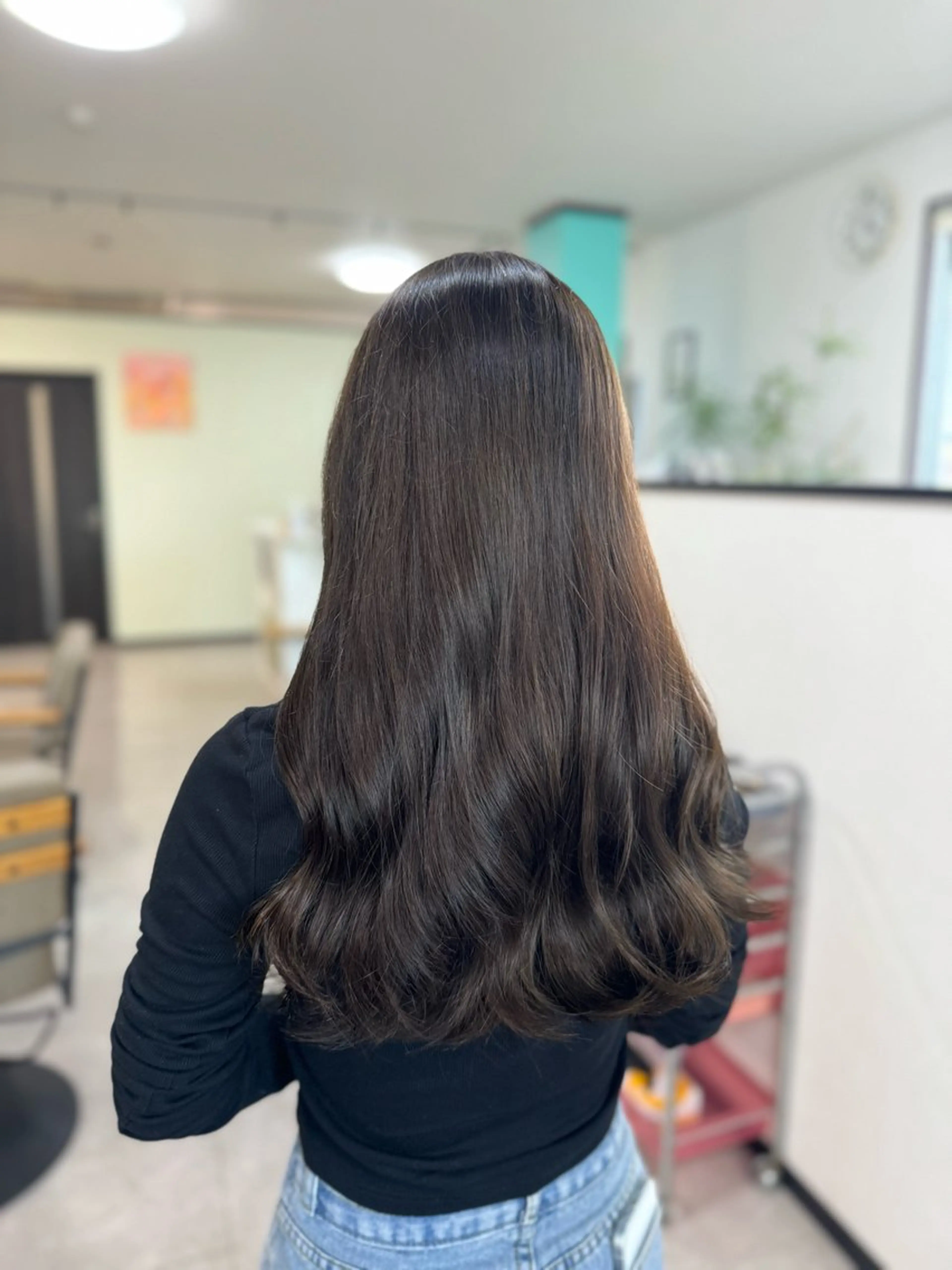 カット+透明感カラー+トリートメントの写真