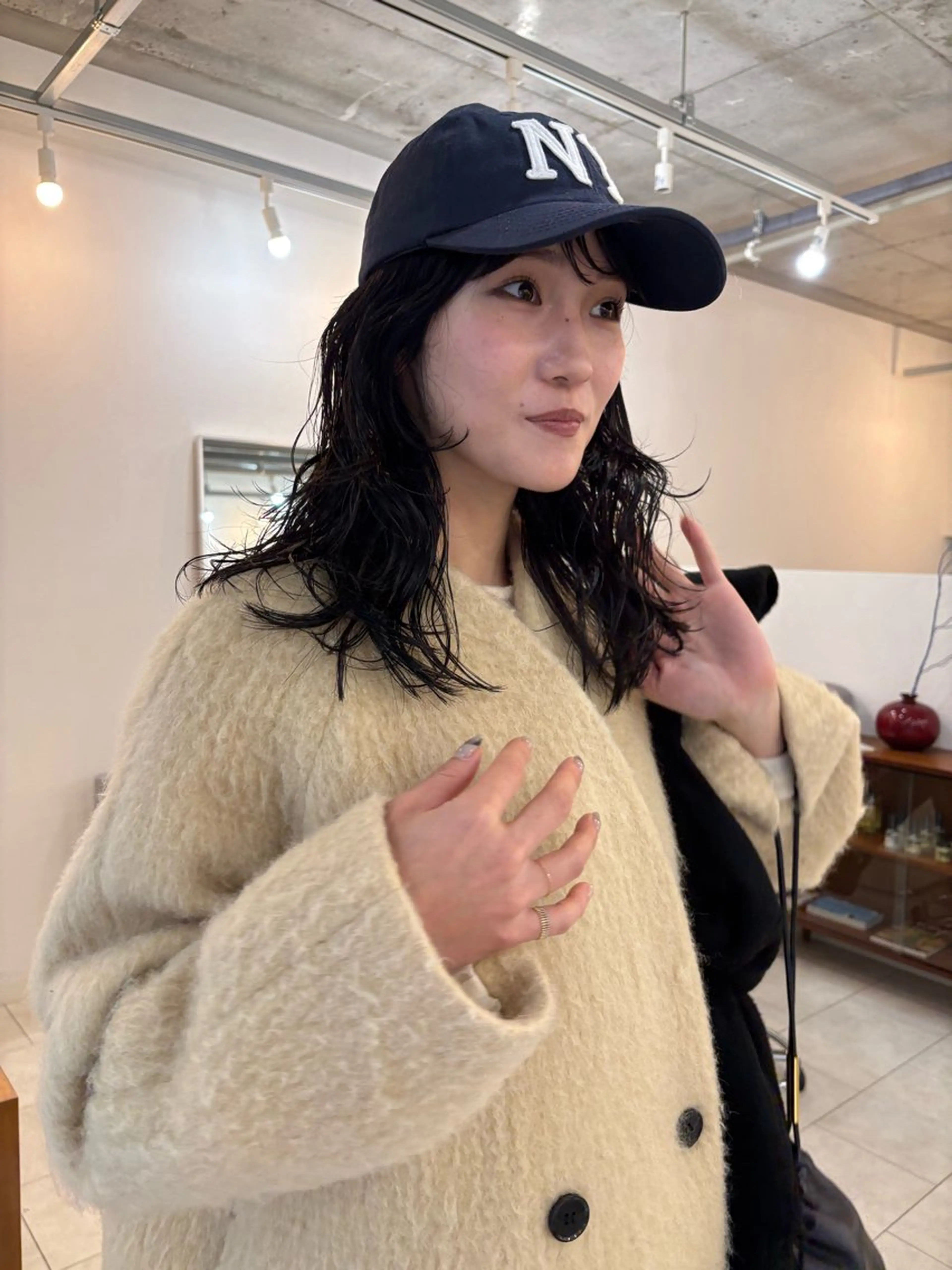 ミディアム カラー カット ヘアカラー NOUN所属・eri kinjoのヘアスタイル