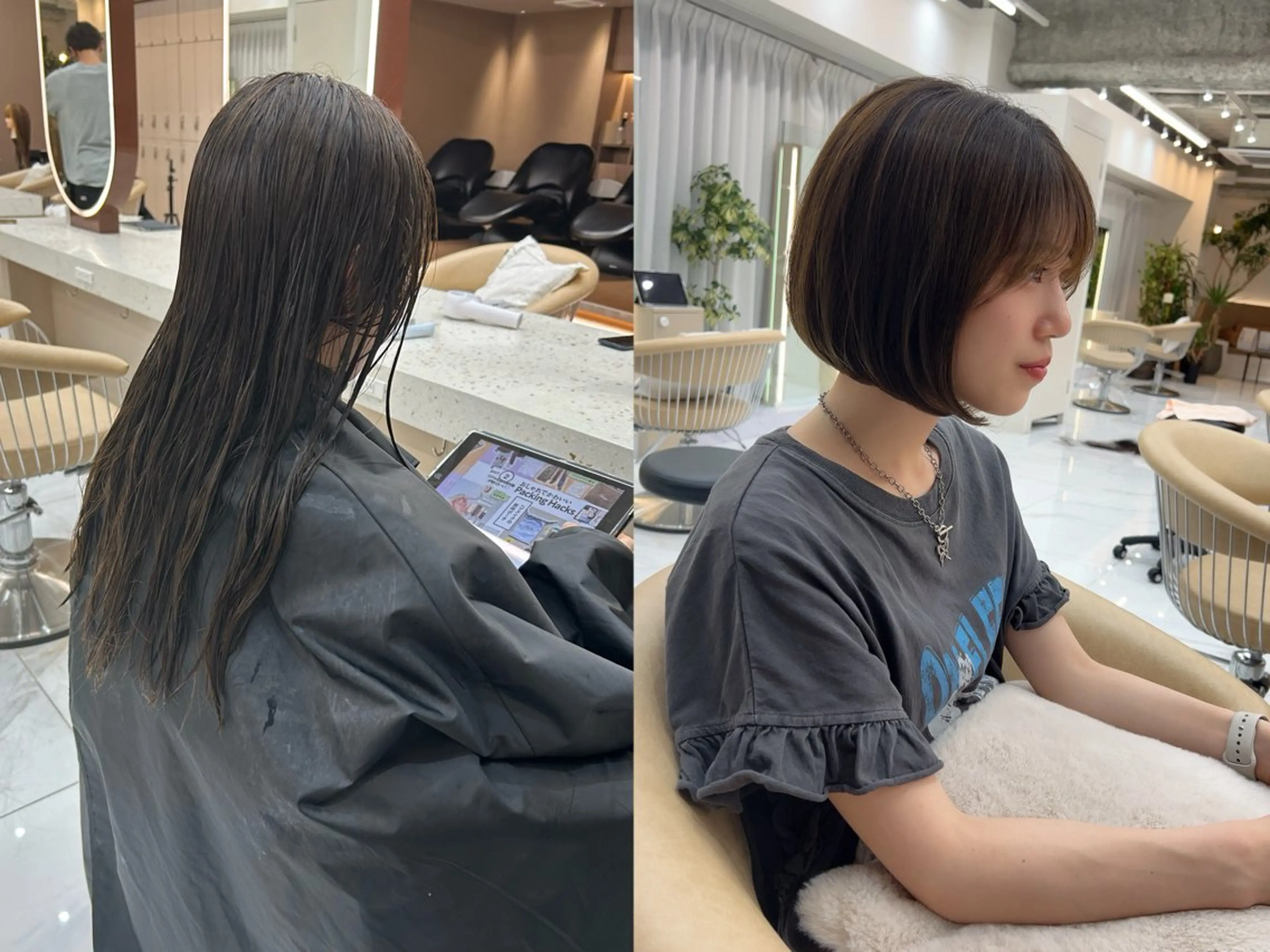 ショート 山田勇真 ボブ/縮毛矯正/金山のヘアスタイル