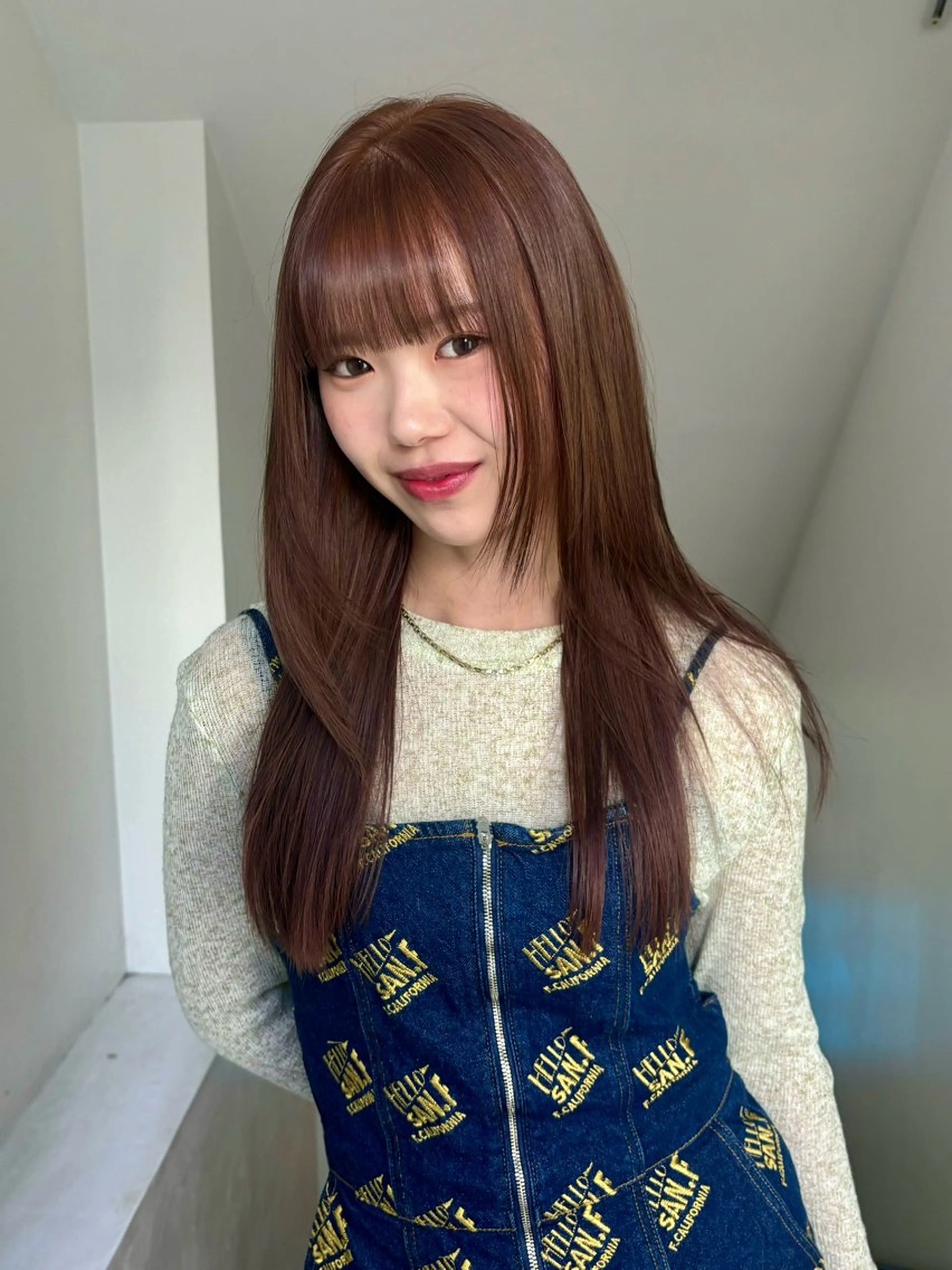 ロング ヘアカラー ハイトーン/レイヤー nail 百咲💌のヘアスタイル