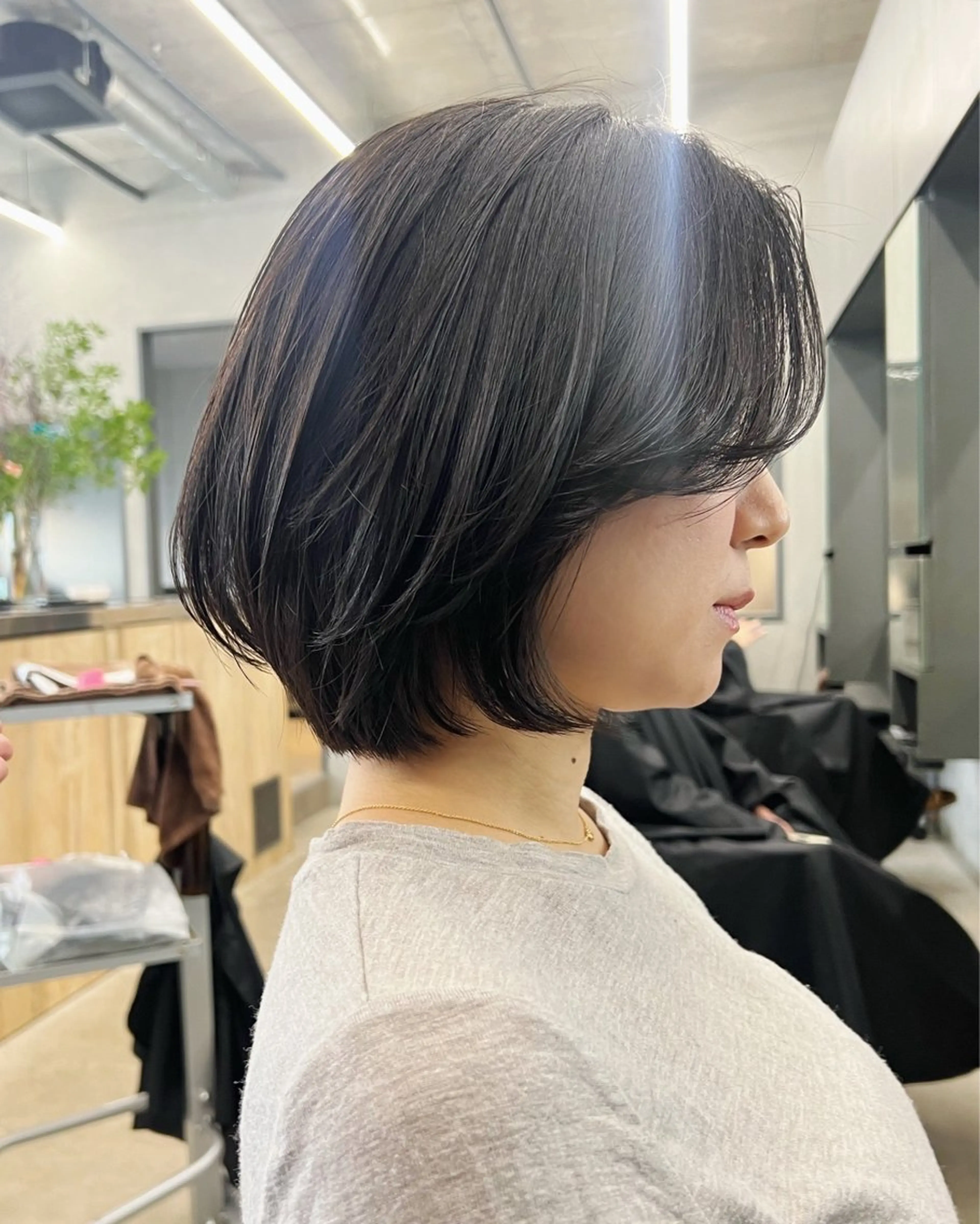 ショート ボブレイヤー ボブ 伸ばしかけ レイヤーカット カット sakoda shunkiのヘアスタイル