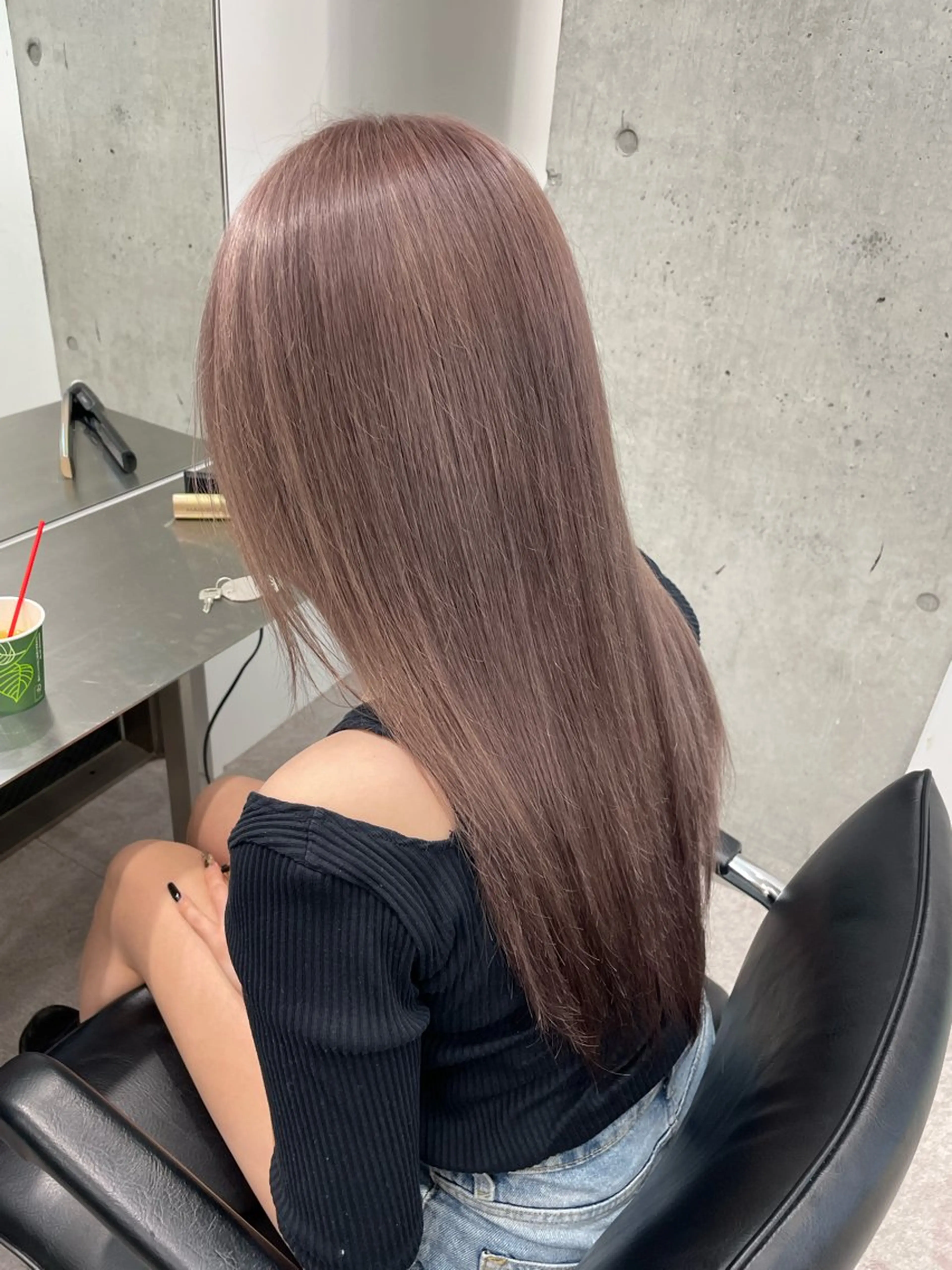 ロング カラー 🐯ミルクティーベー ジュ/大雅🐯のヘアスタイル