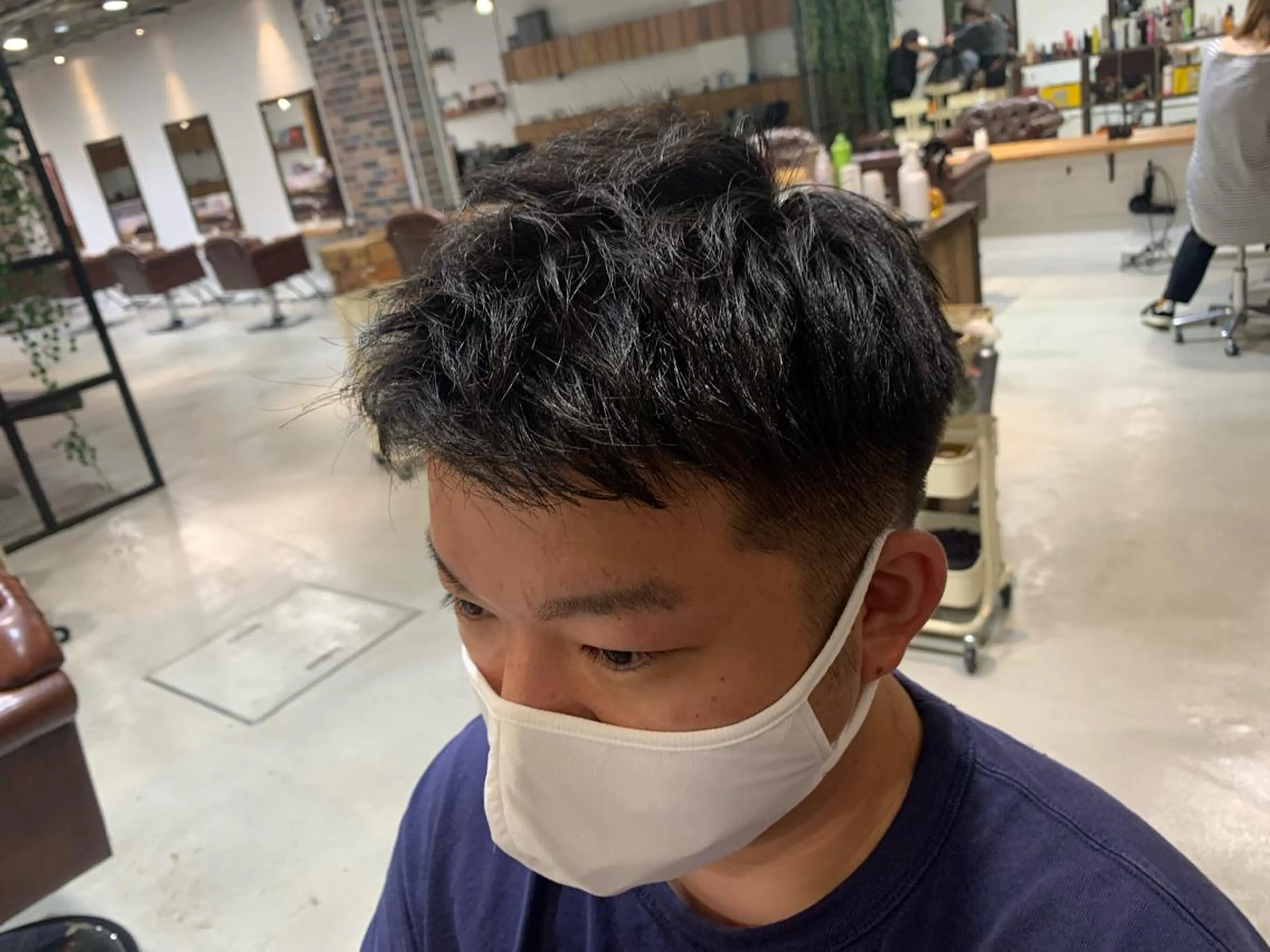 ショート メンズ ショート🌼パーマ 本間正子のヘアスタイル