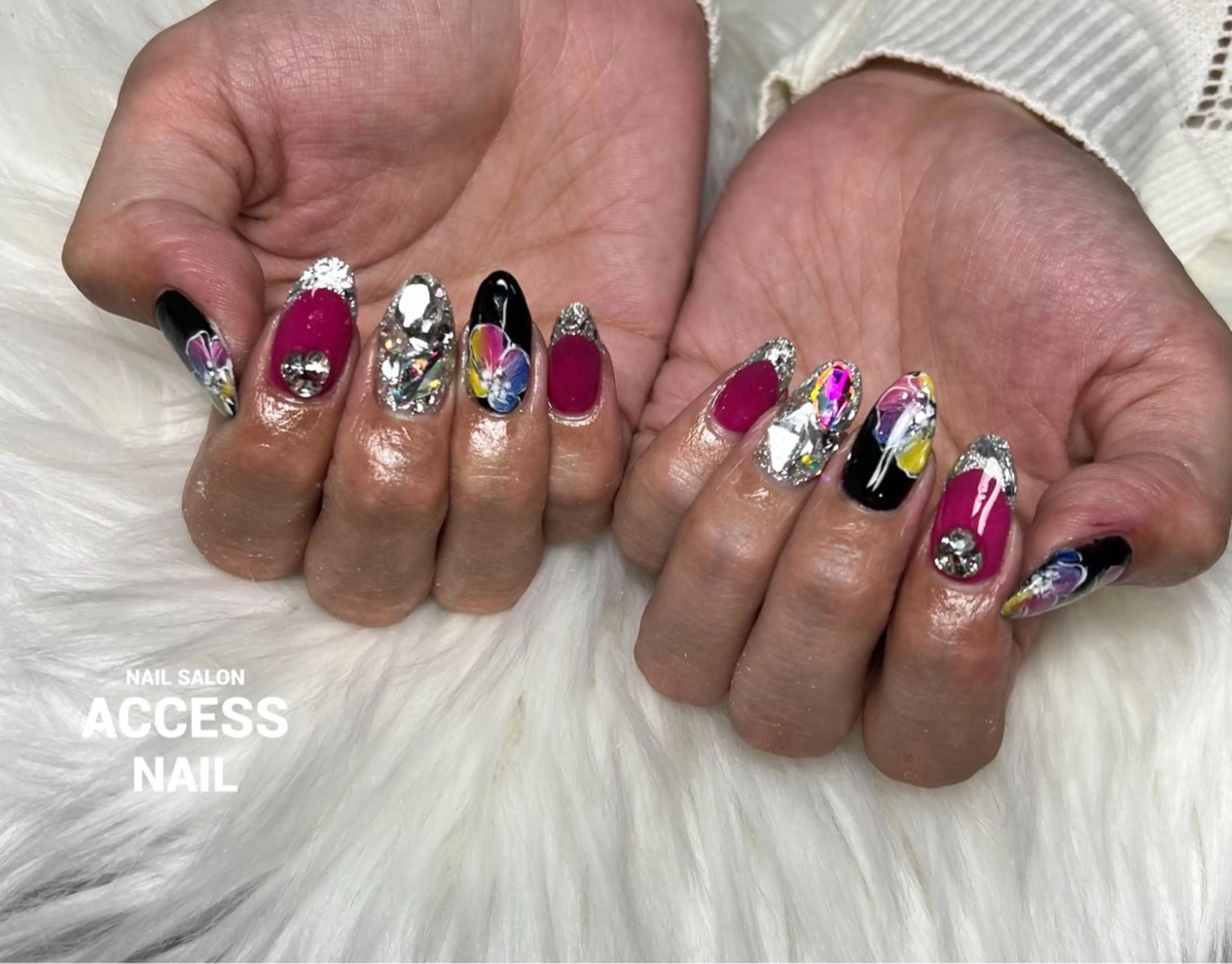 ネイル access nailのネイルデザイン