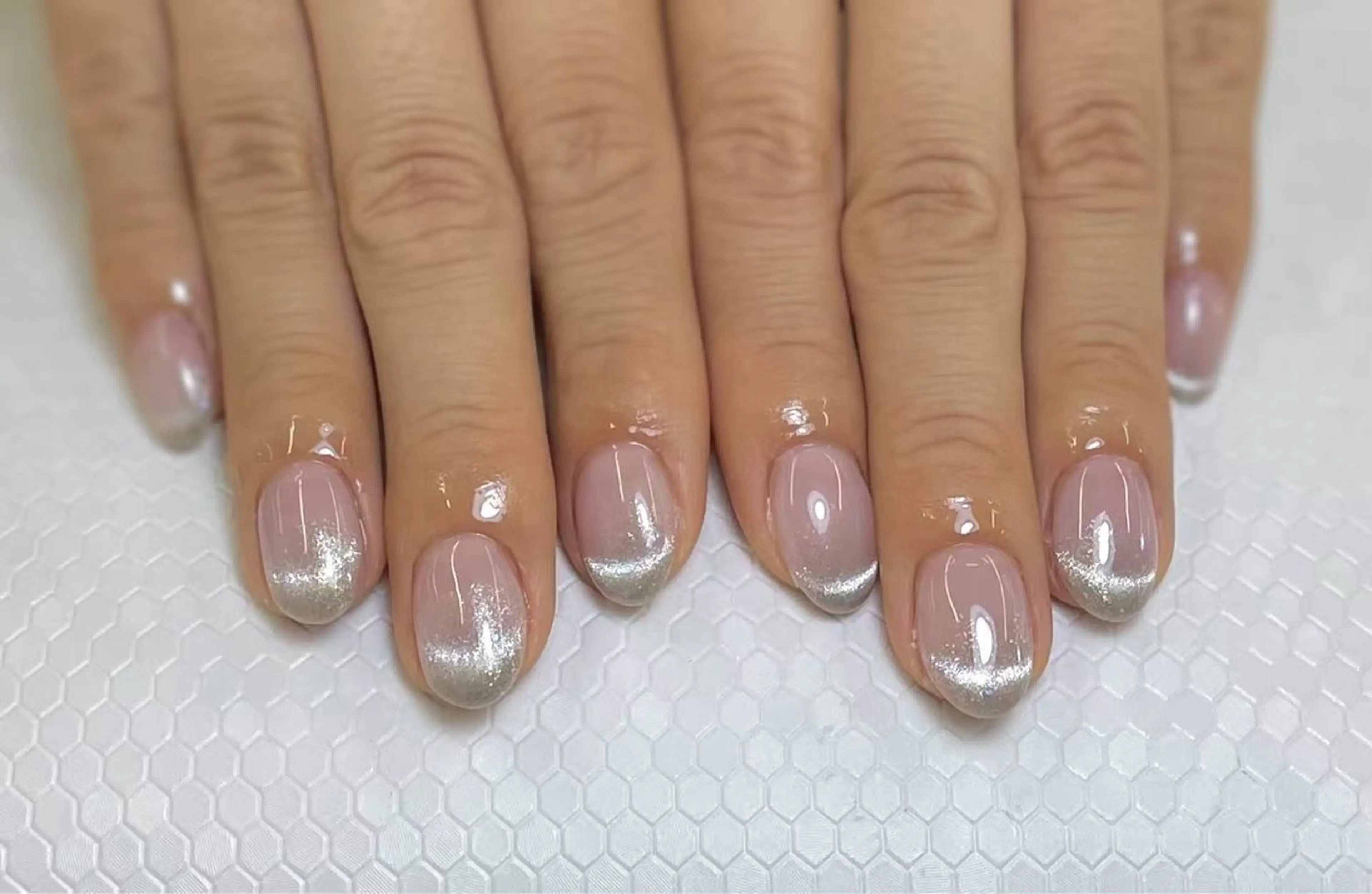 ネイル チークネイル 長さ出し フットネイル フレンチネイル ジェルネイル Niko 星星のネイルデザイン