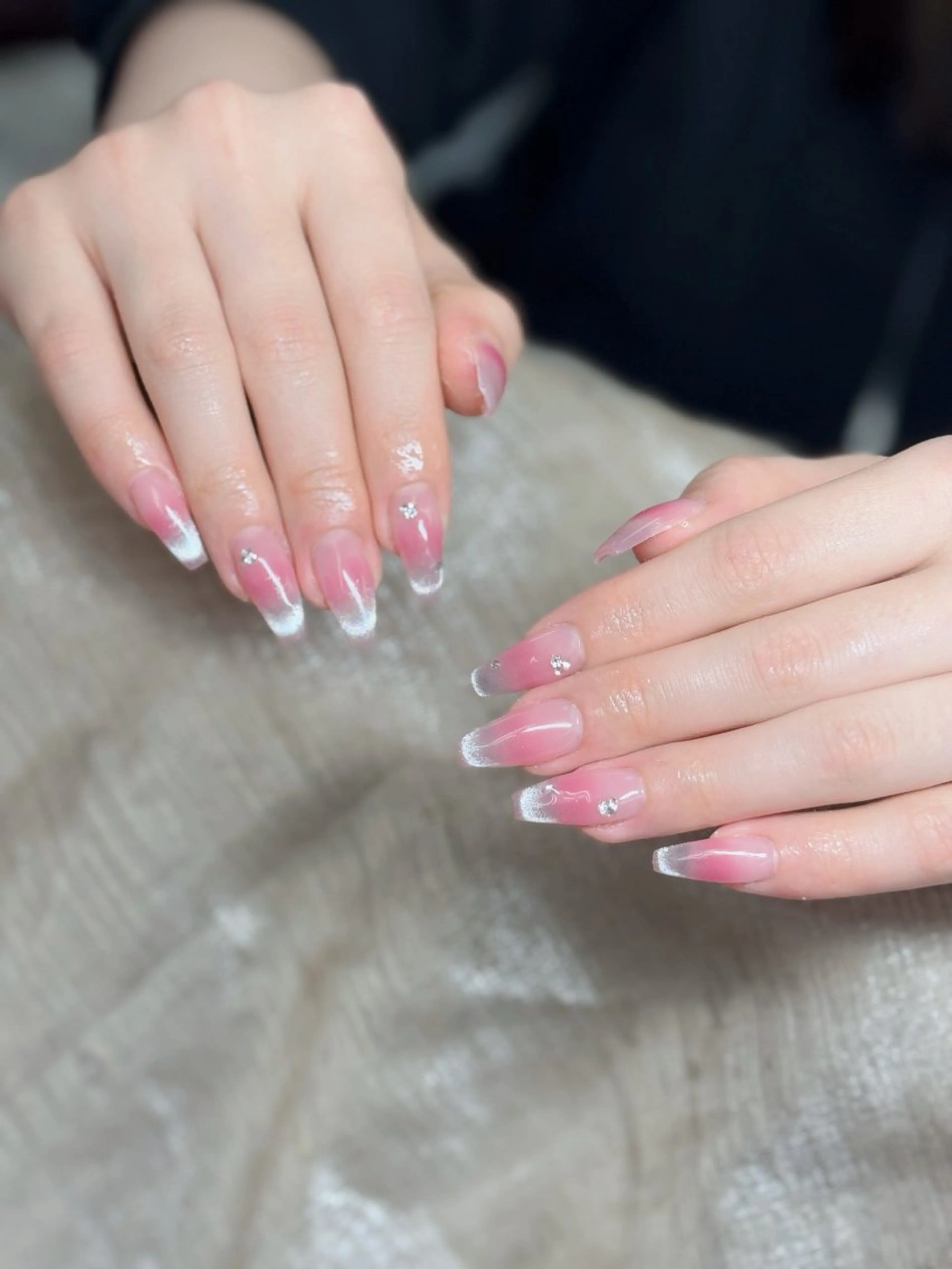 ネイル ジェルネイル 韓国ネイル マグネットネイル ネイルチップ 冬ネイル Lenie Nail Salonのネイルデザイン