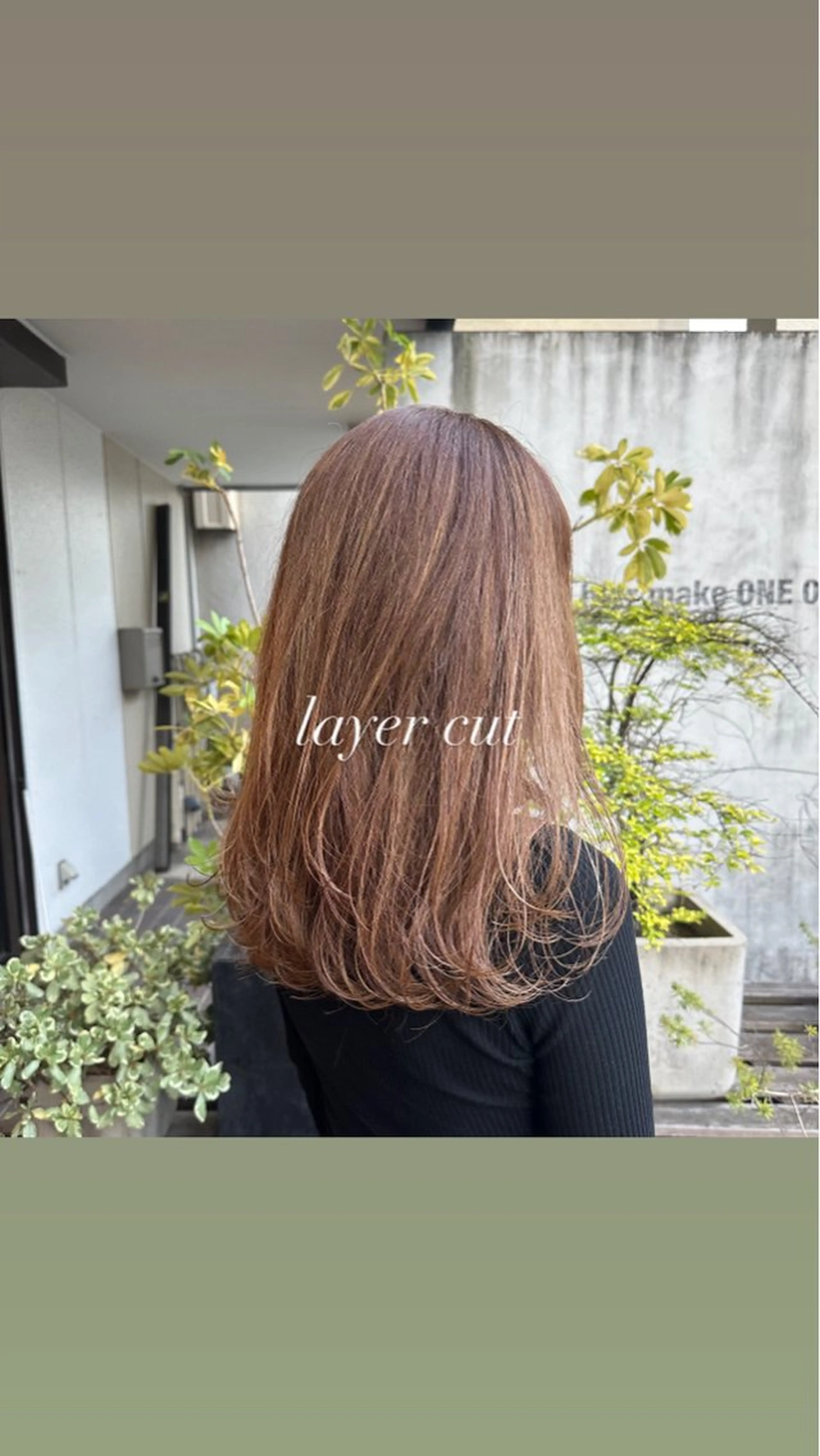 セミロング ヘアアレンジ みなみ/韓国ボブ/ 韓国レイヤーのヘアスタイル