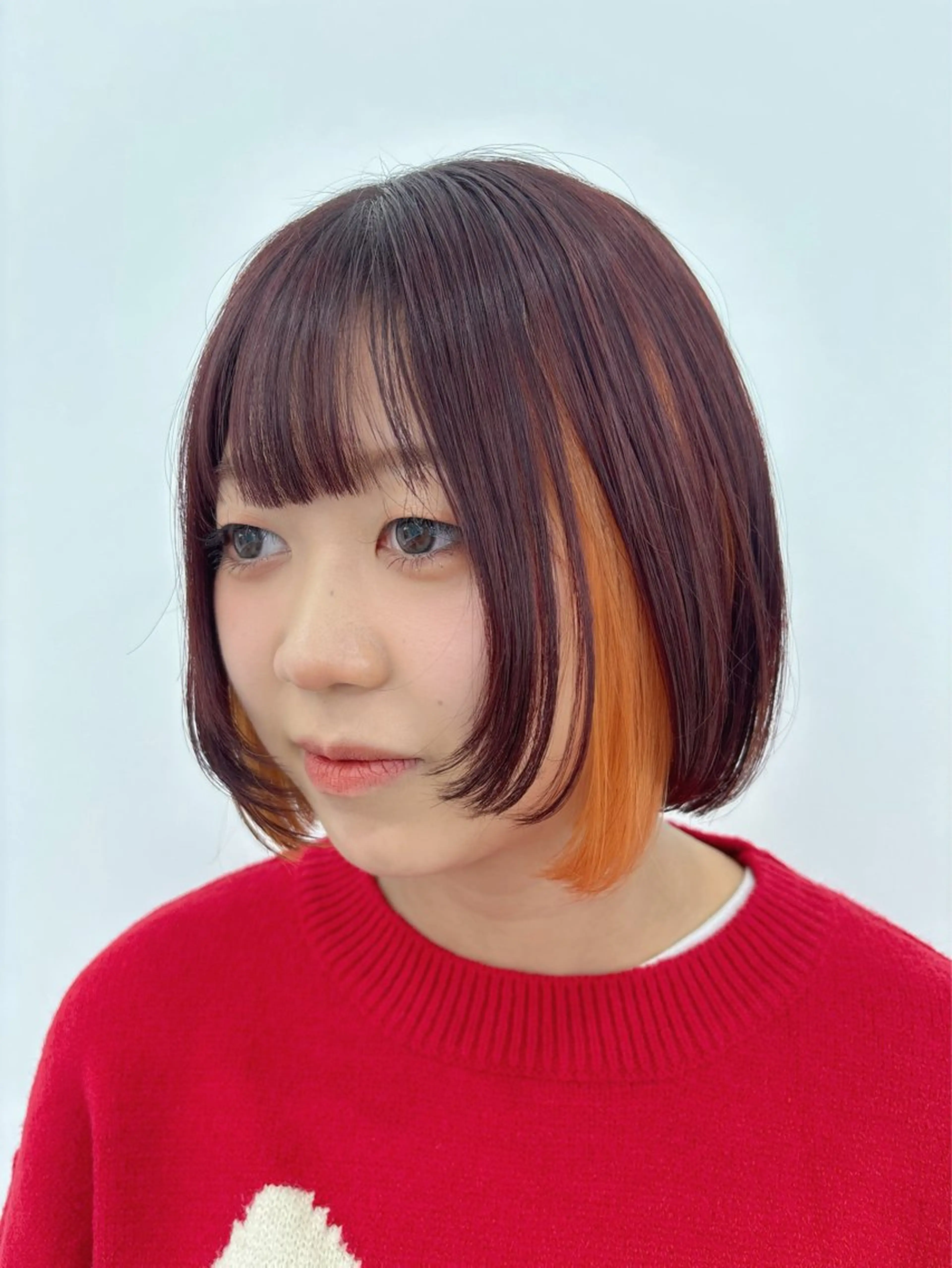 Wカラー/暖色/べ ージュりく©︎🐝のヘアスタイル