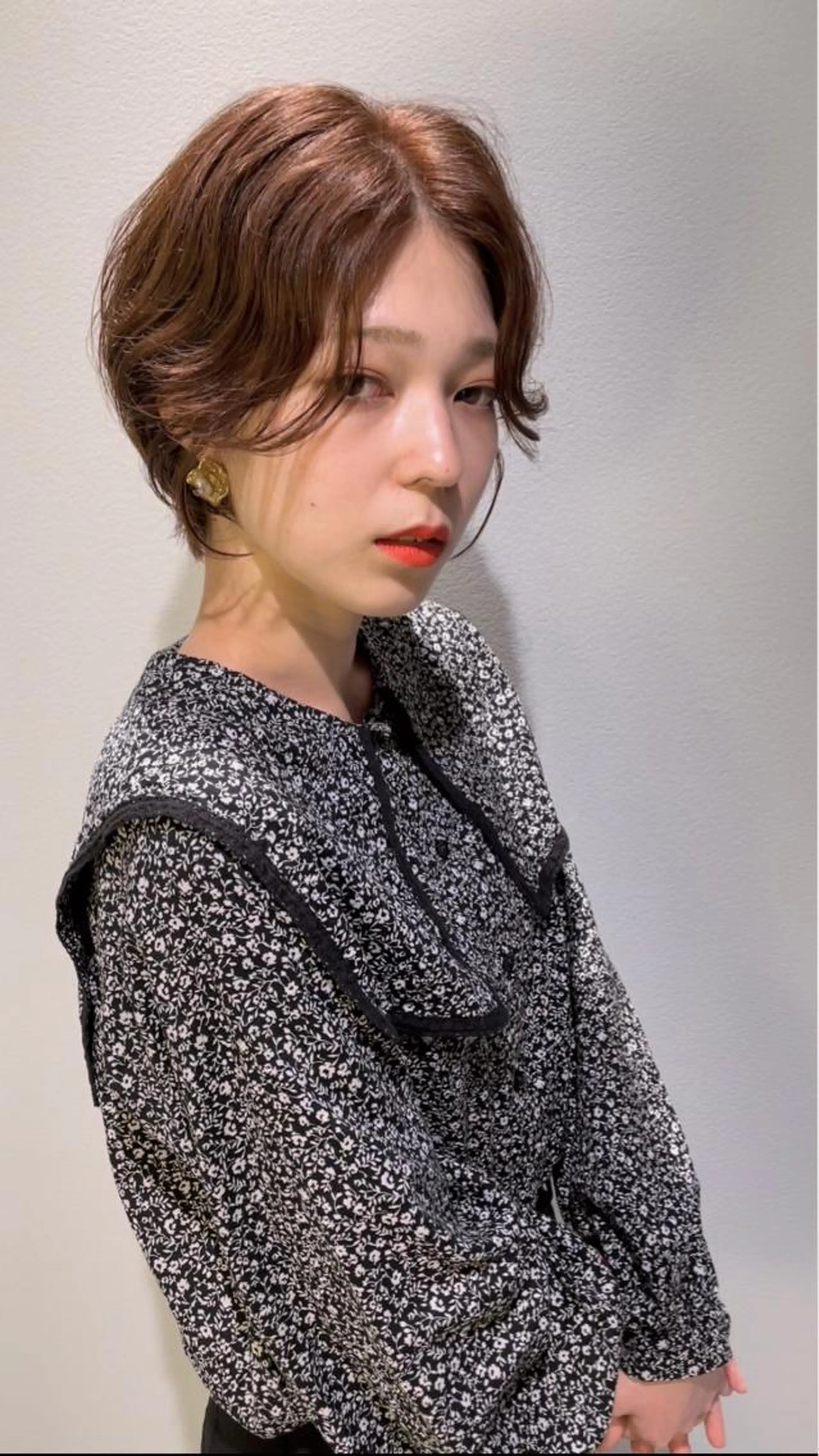 【艶髪&透明感】カット＋ケアカラー＋髪質改善ＴＲ　¥14850→¥13750の写真