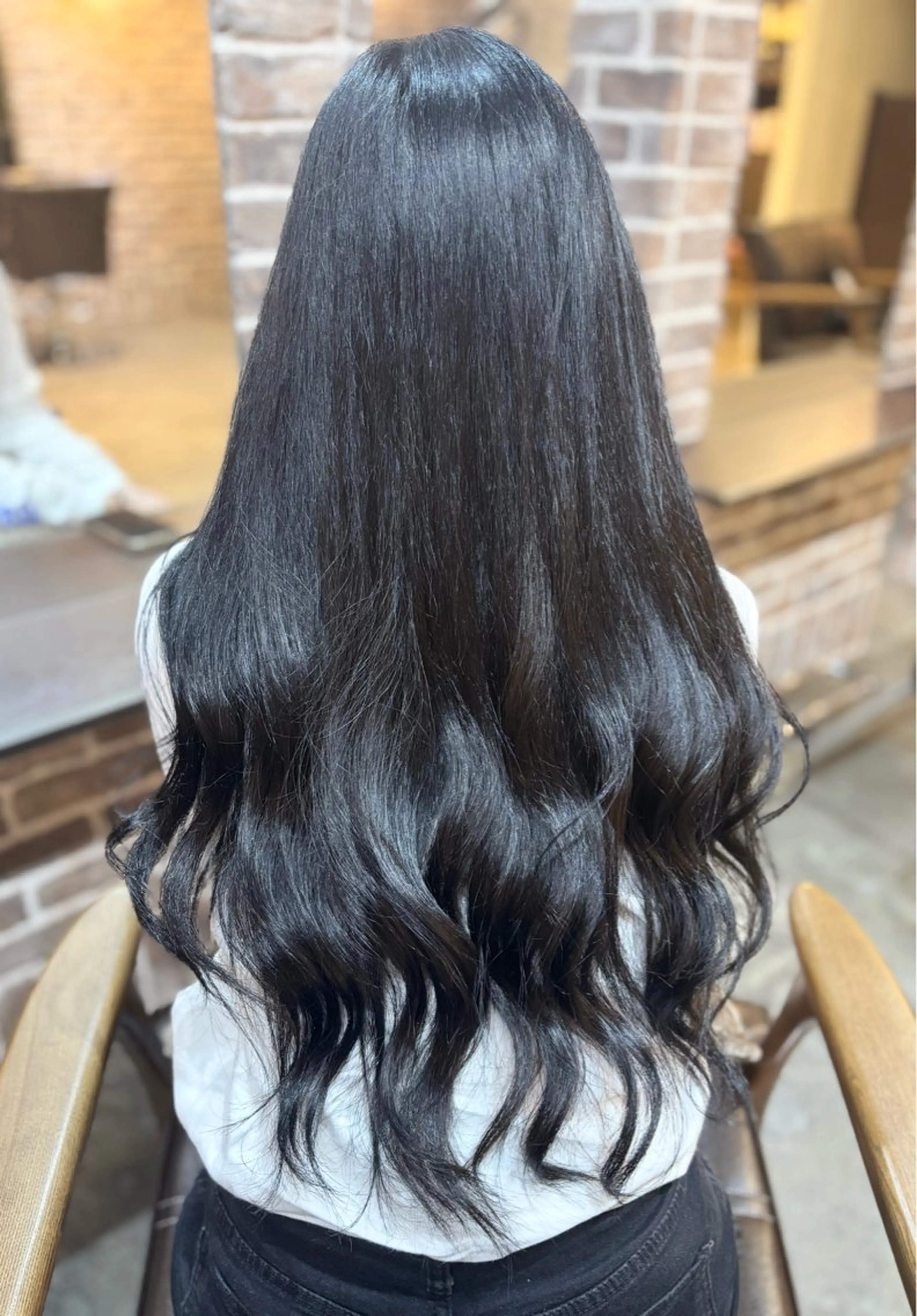 ロング カラー ブリーチ ヘアカラー トリートメント カラーモデル/ 川野秀真のヘアスタイル