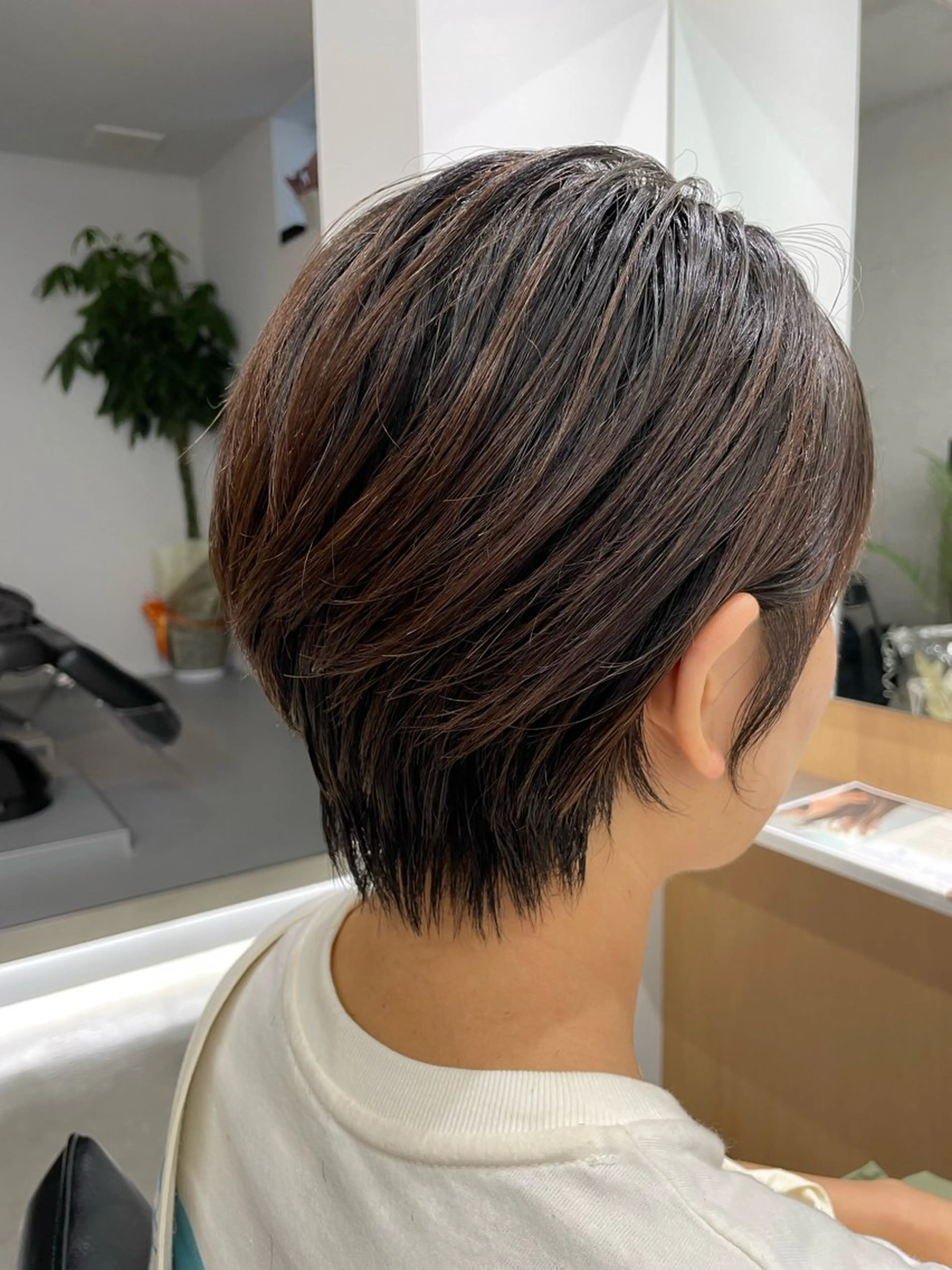 ショート カラー カット ヘアカラー トリートメント 髪質改善/茅ヶ崎 マツモト リョウのヘアスタイル