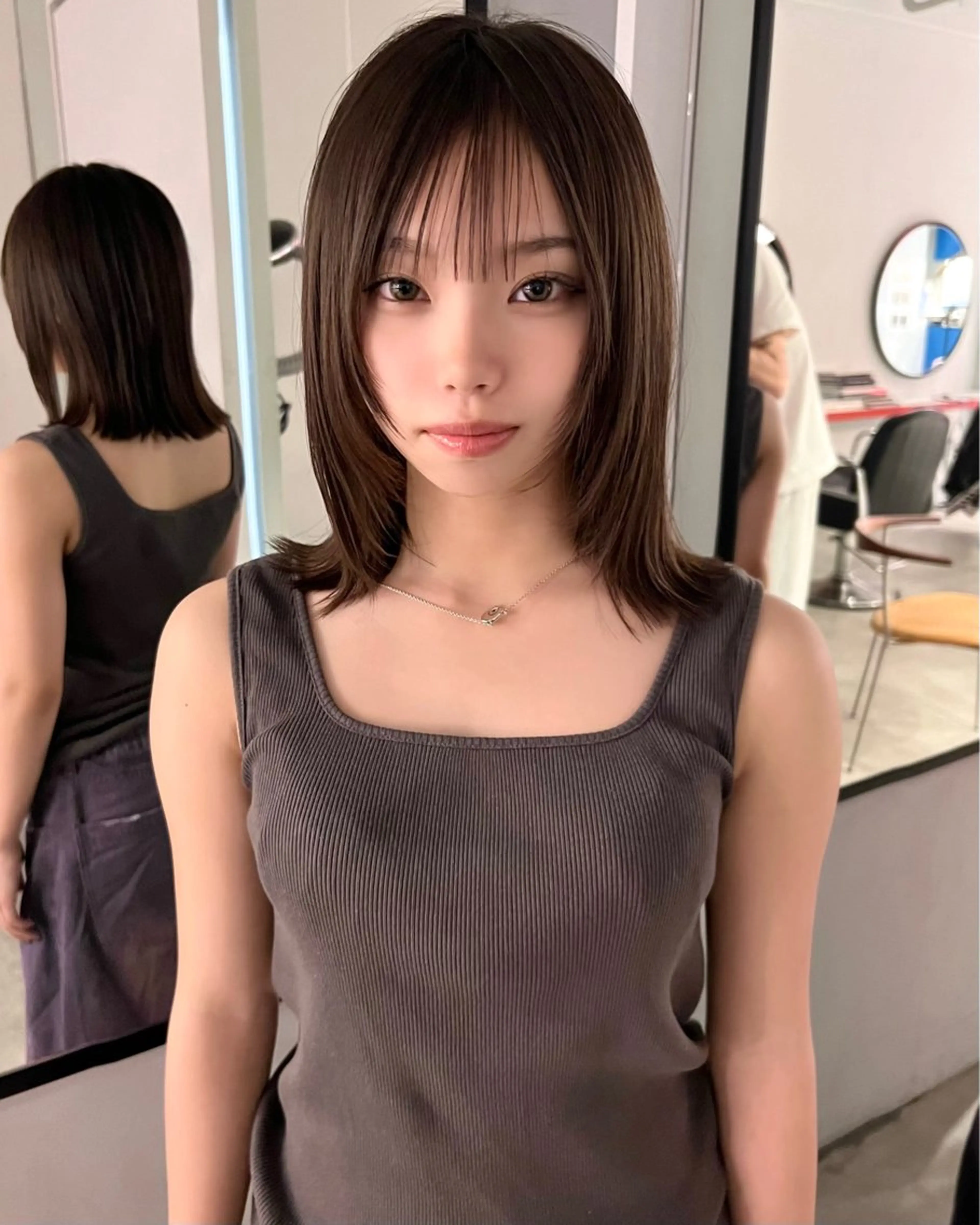 ミディアム レイヤーカット 丹治 一輝ボブ/ショートのヘアスタイル