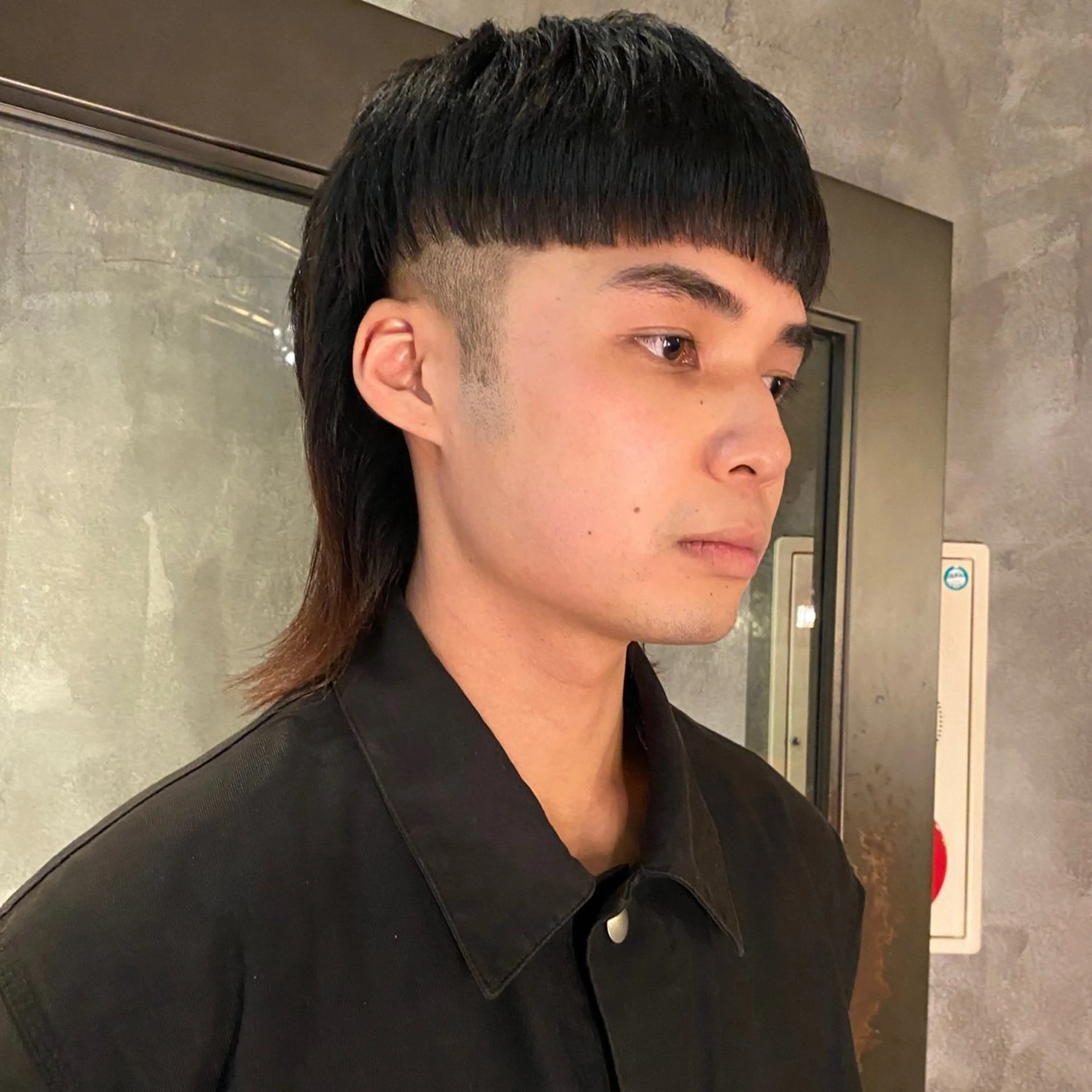 ショート メンズ マレットヘア カット トリートメント ニュアンスデザイン/ SHOUTOのヘアスタイル