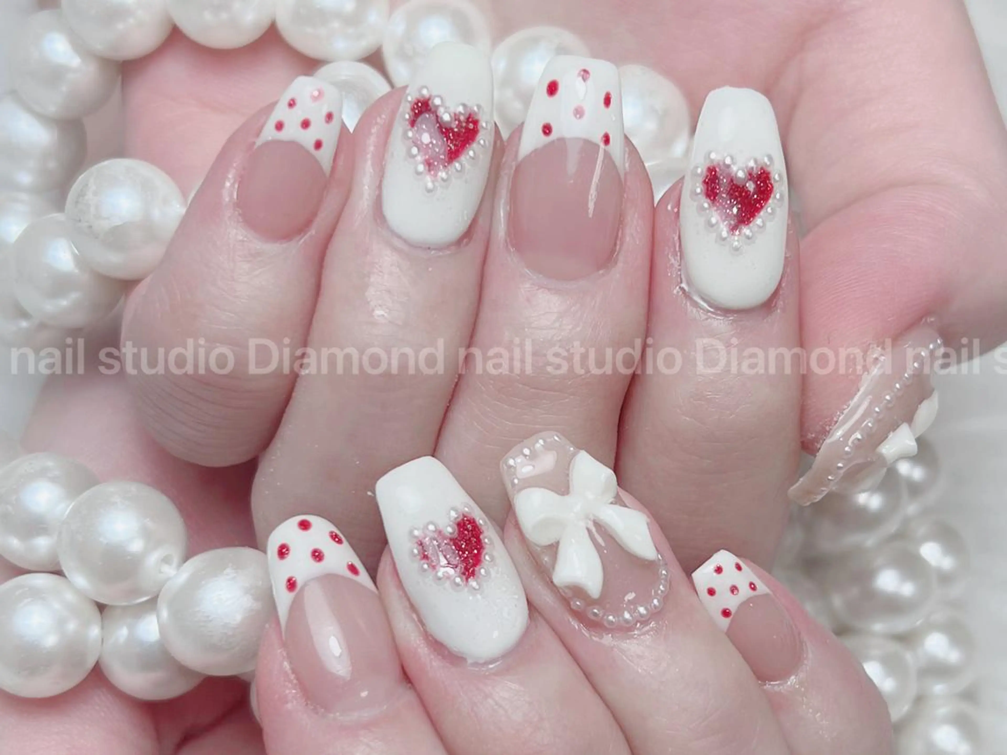 ネイル ハンドネイル DIAMOND Nail🍒のネイルデザイン