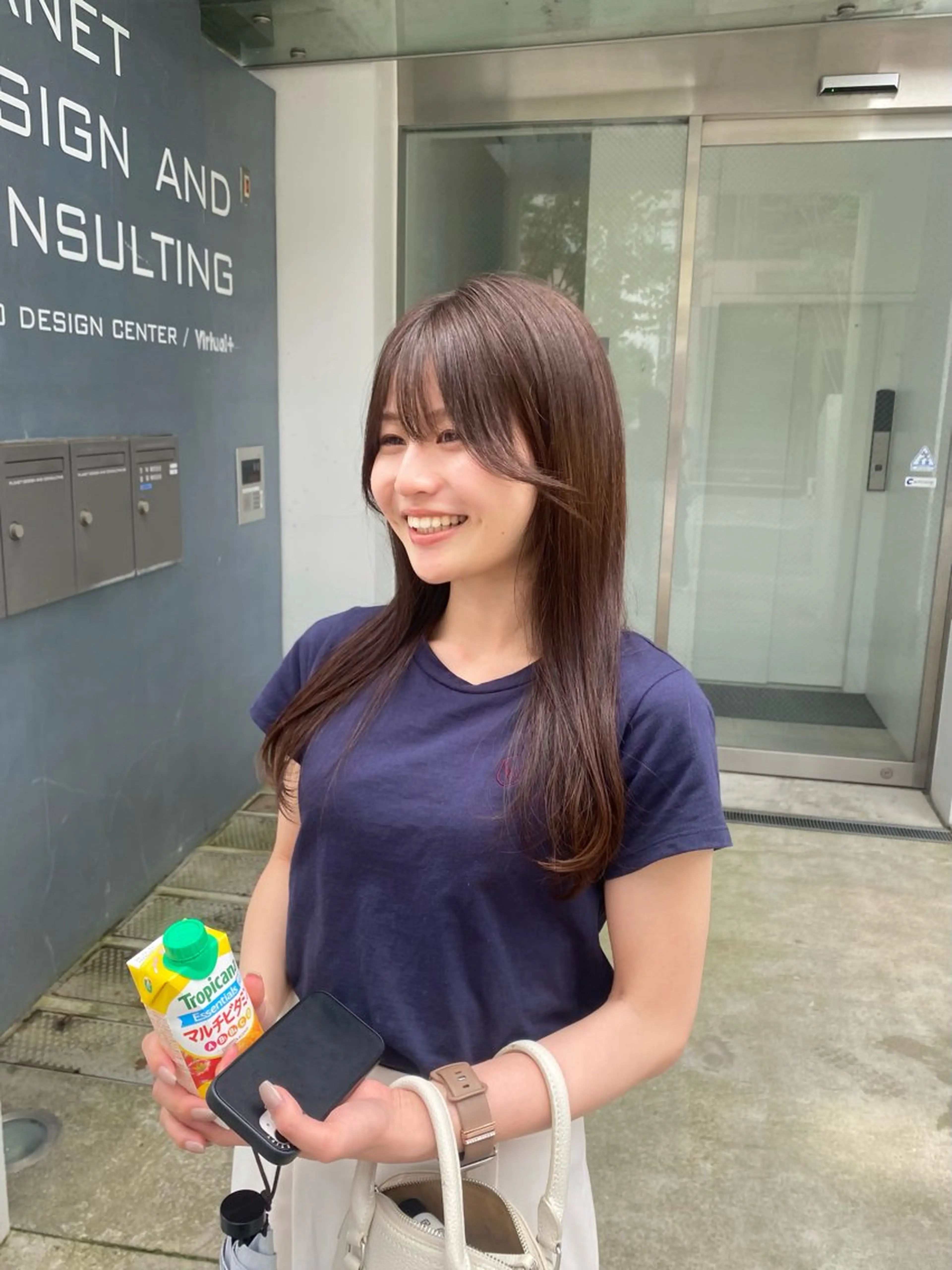 ロング カラー カット ヘアカラー トリートメント noa/ 渋谷のヘアスタイル