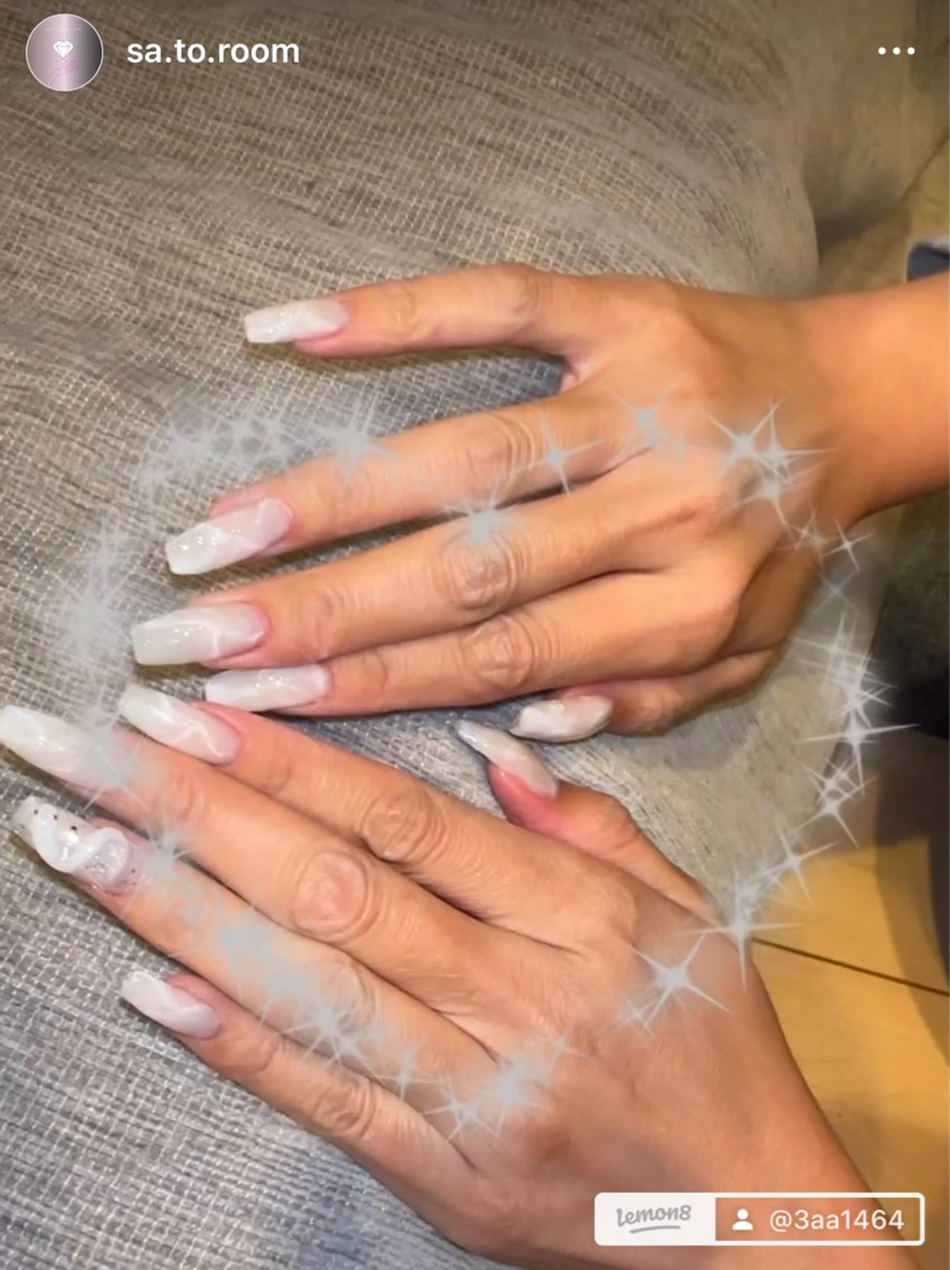 ネイル アートネイル 大理石ネイル(マーブル) nail salon OnRのネイルデザイン