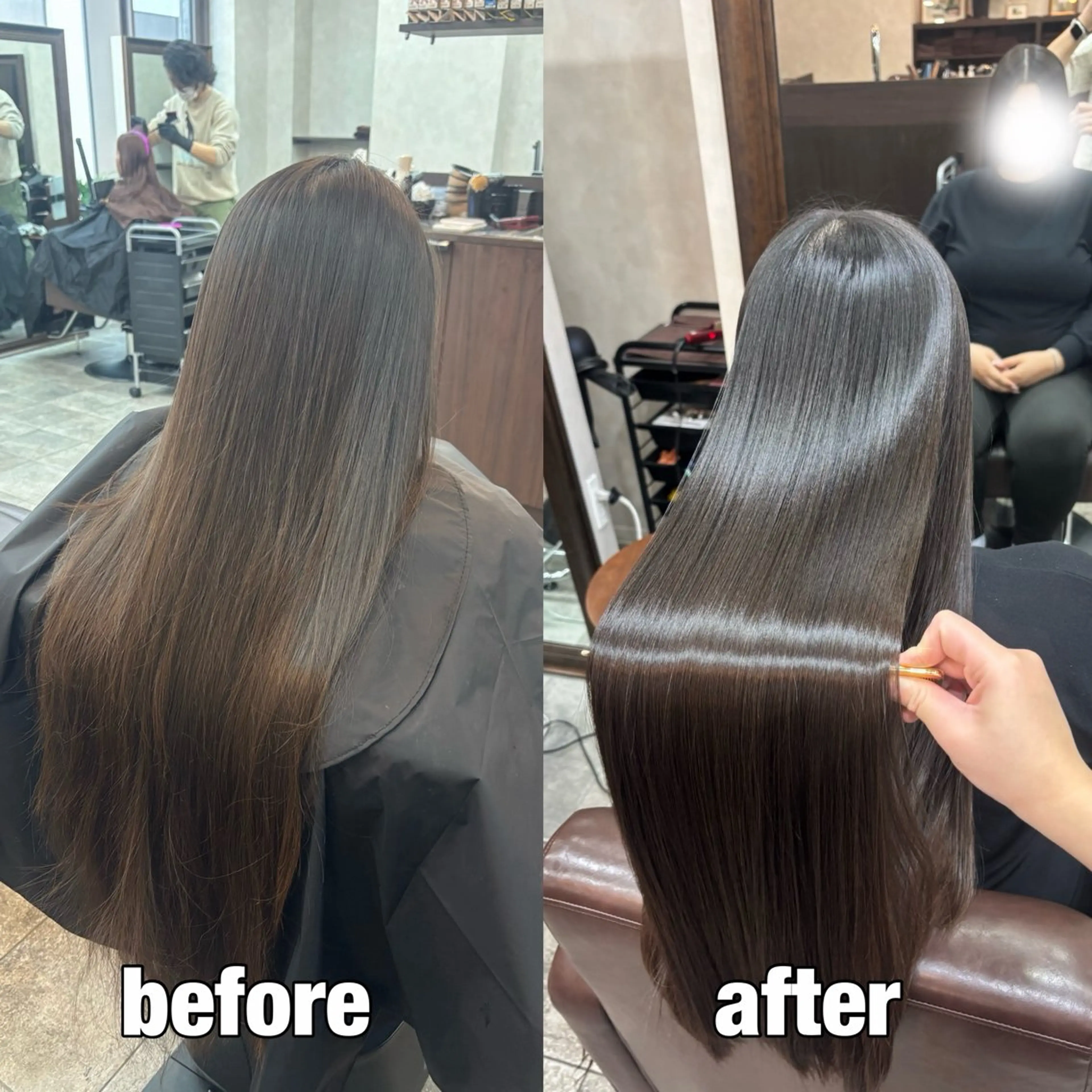 ロング 髪質改善 縮毛矯正 SHEER.Ginza所属・♡髪質改善ストレート 清水歩美♡のヘアスタイル