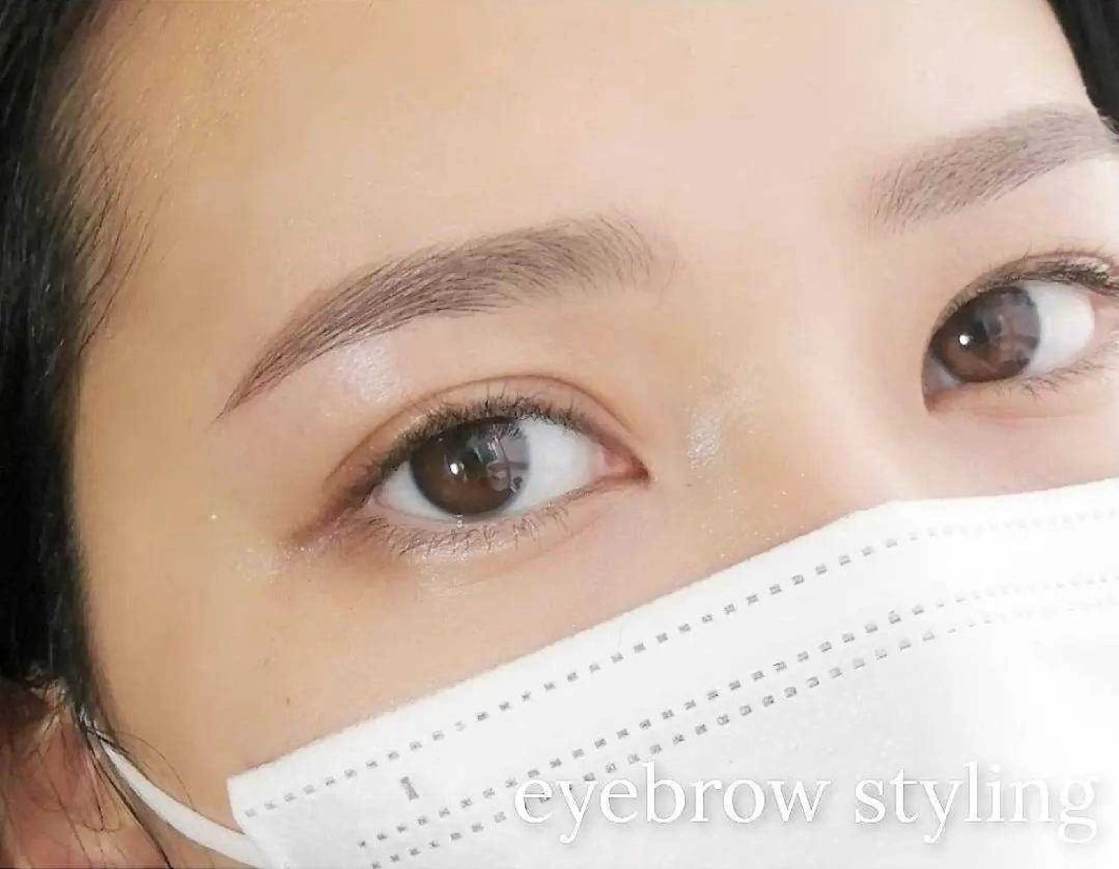 HBL(ハリウッドブロウリフト) +眉WAX +美眉スタイリングの写真