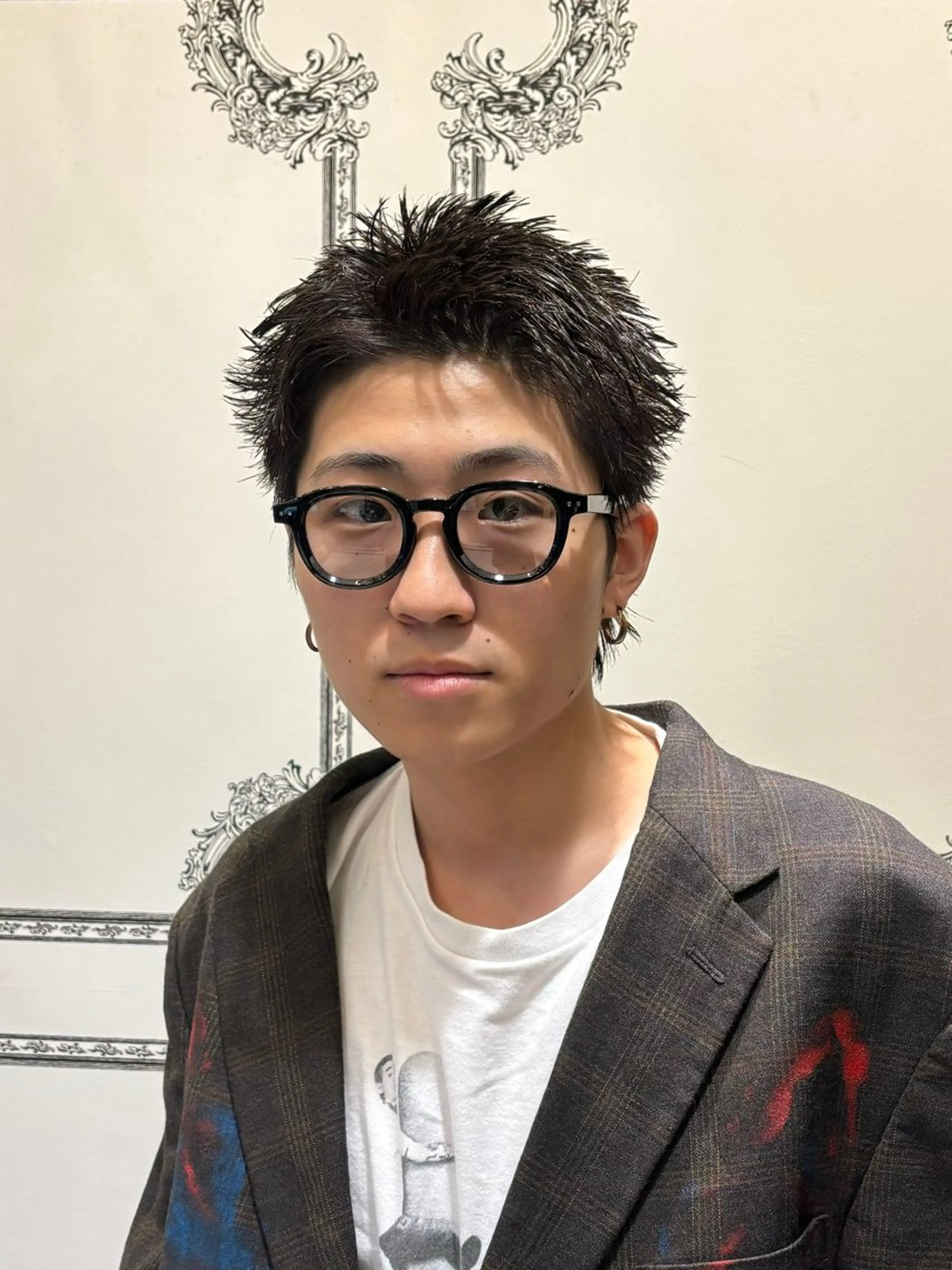 カット(スパイキーショート限定)の写真