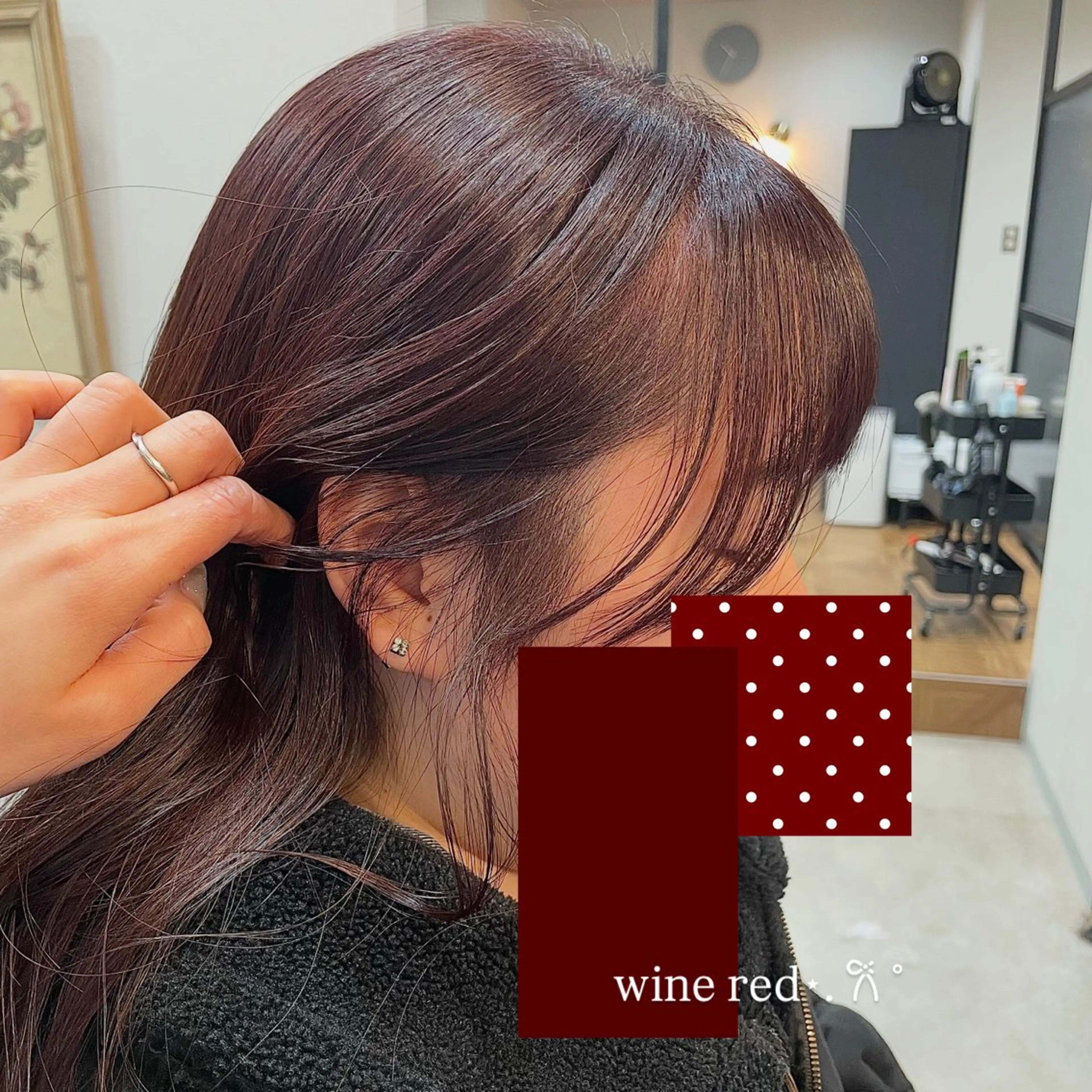 ロング ヘアカラー パーマ 縮毛矯正 トリートメント ヘッドスパ hair salon CAMON.所属・ちば さやのヘアスタイル