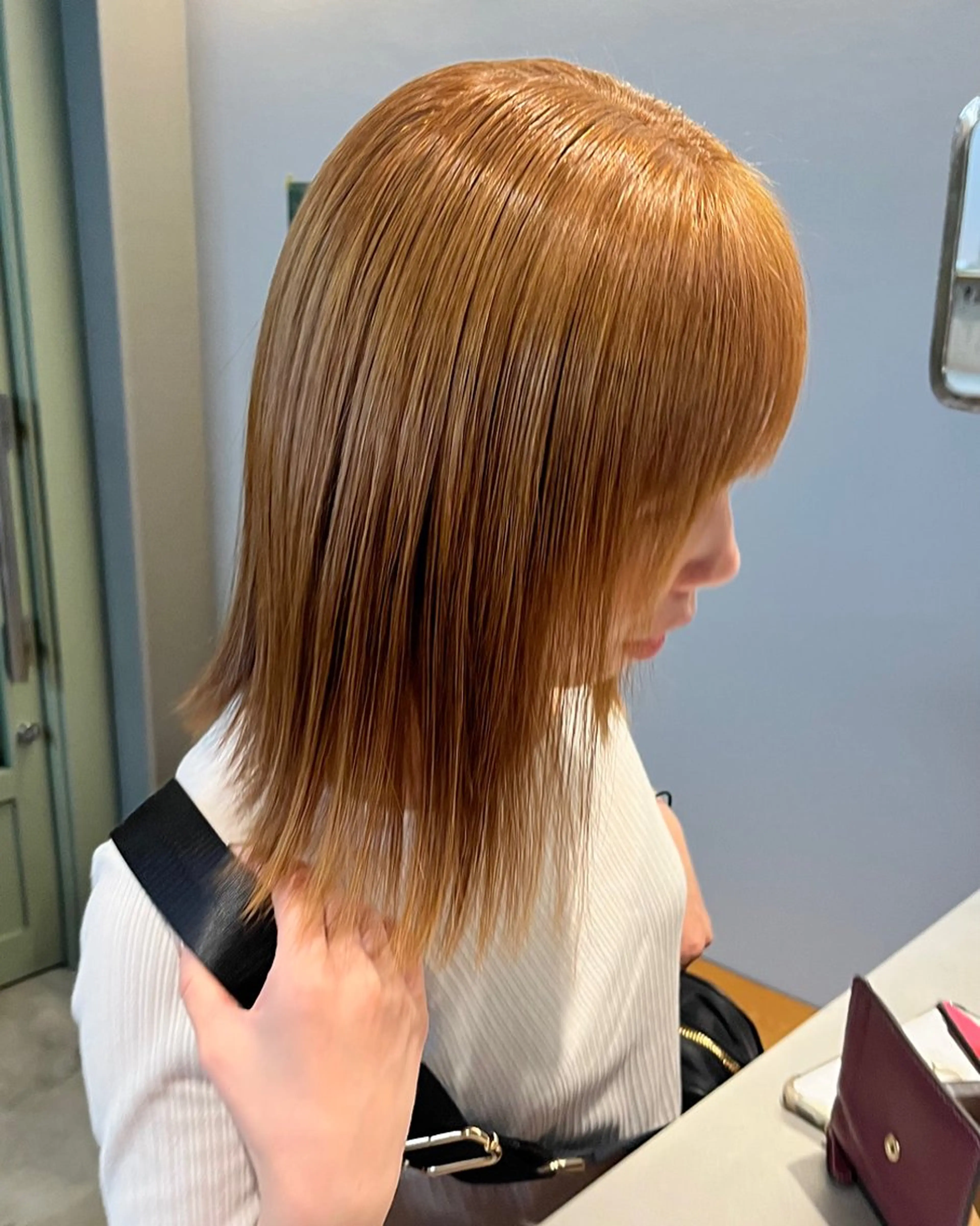 ミディアム 石黒 良華のヘアスタイル