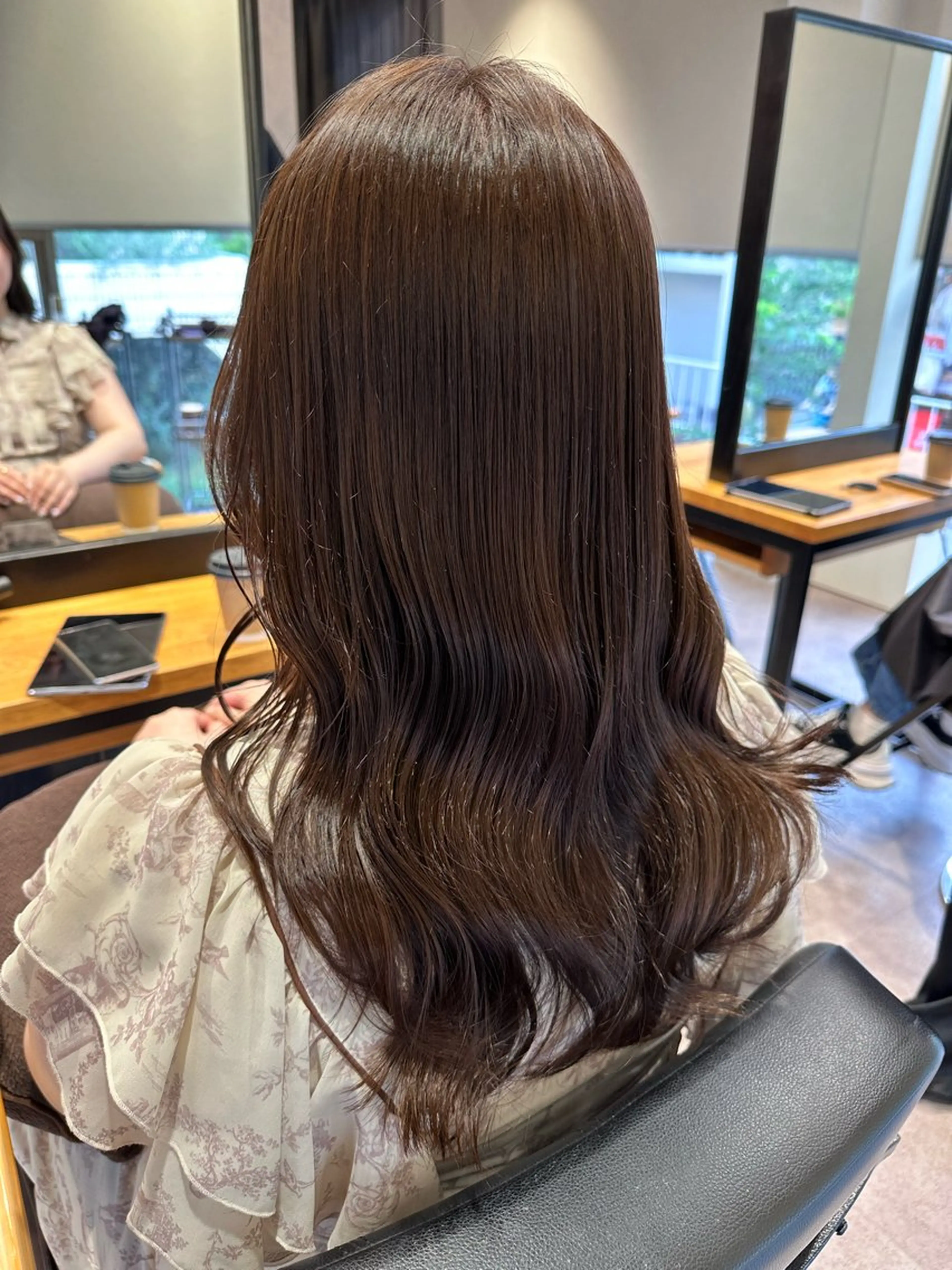 ロング カット ヘアカラー 韓国風/オシャレ /縮毛矯正/滝口琴未のヘアスタイル