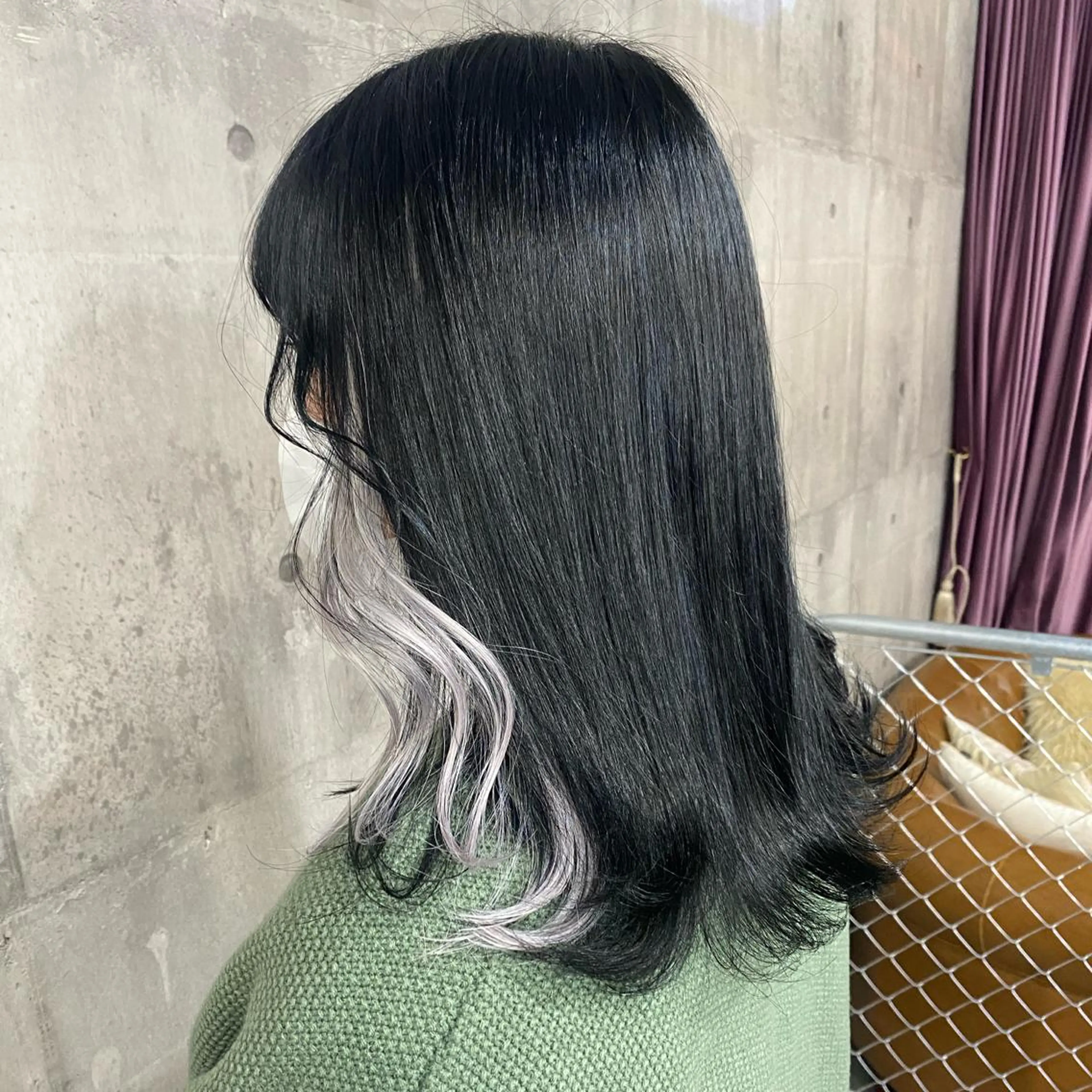 ミディアム シールエクステ エクステ エクステ SHURI❤️‍🔥 中/韓mix ♡のヘアスタイル