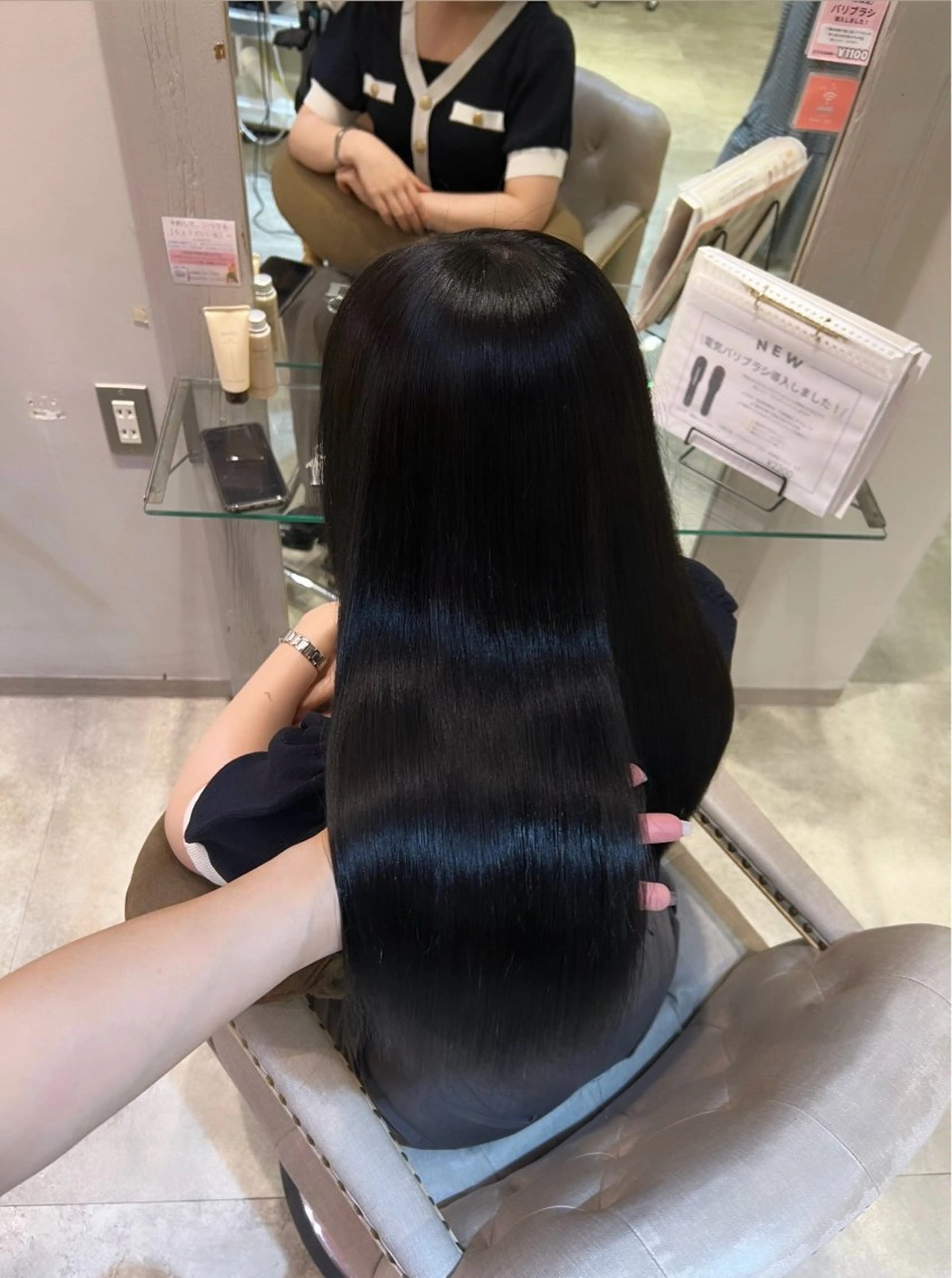 セミロング 🤍艶髪韓国ヘア🤍 Rikoのヘアスタイル