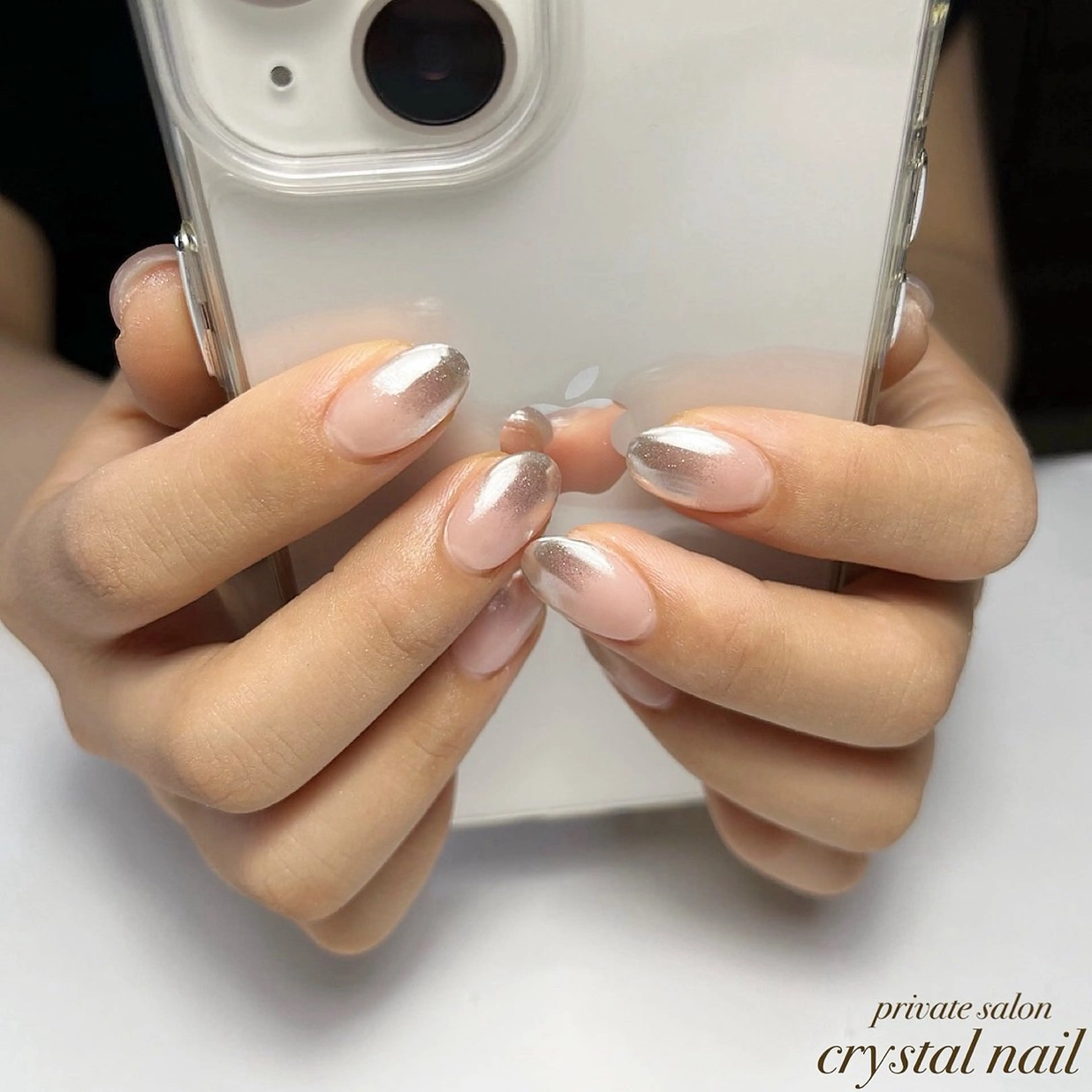 ネイル ミラーネイル Crystal Nailのネイルデザイン