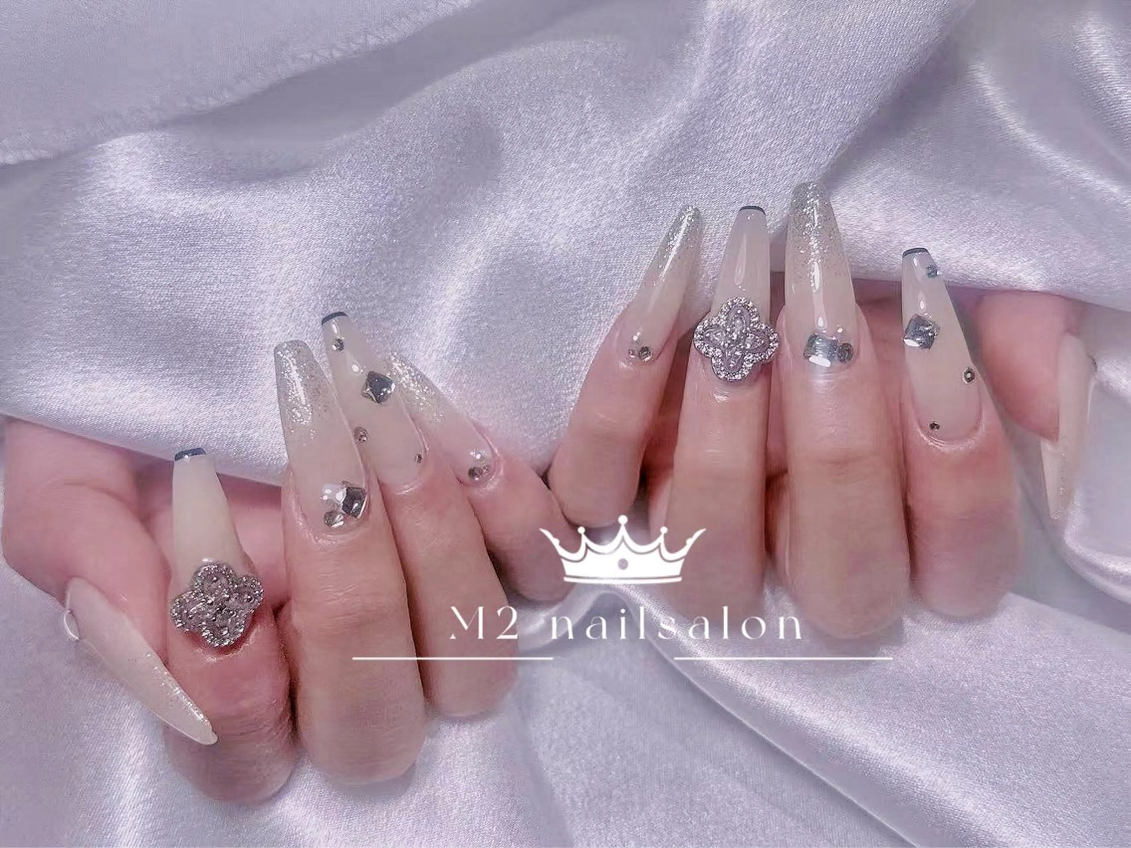 ネイル ハンドネイル 長さだし専門店 M2　rikaのネイルデザイン