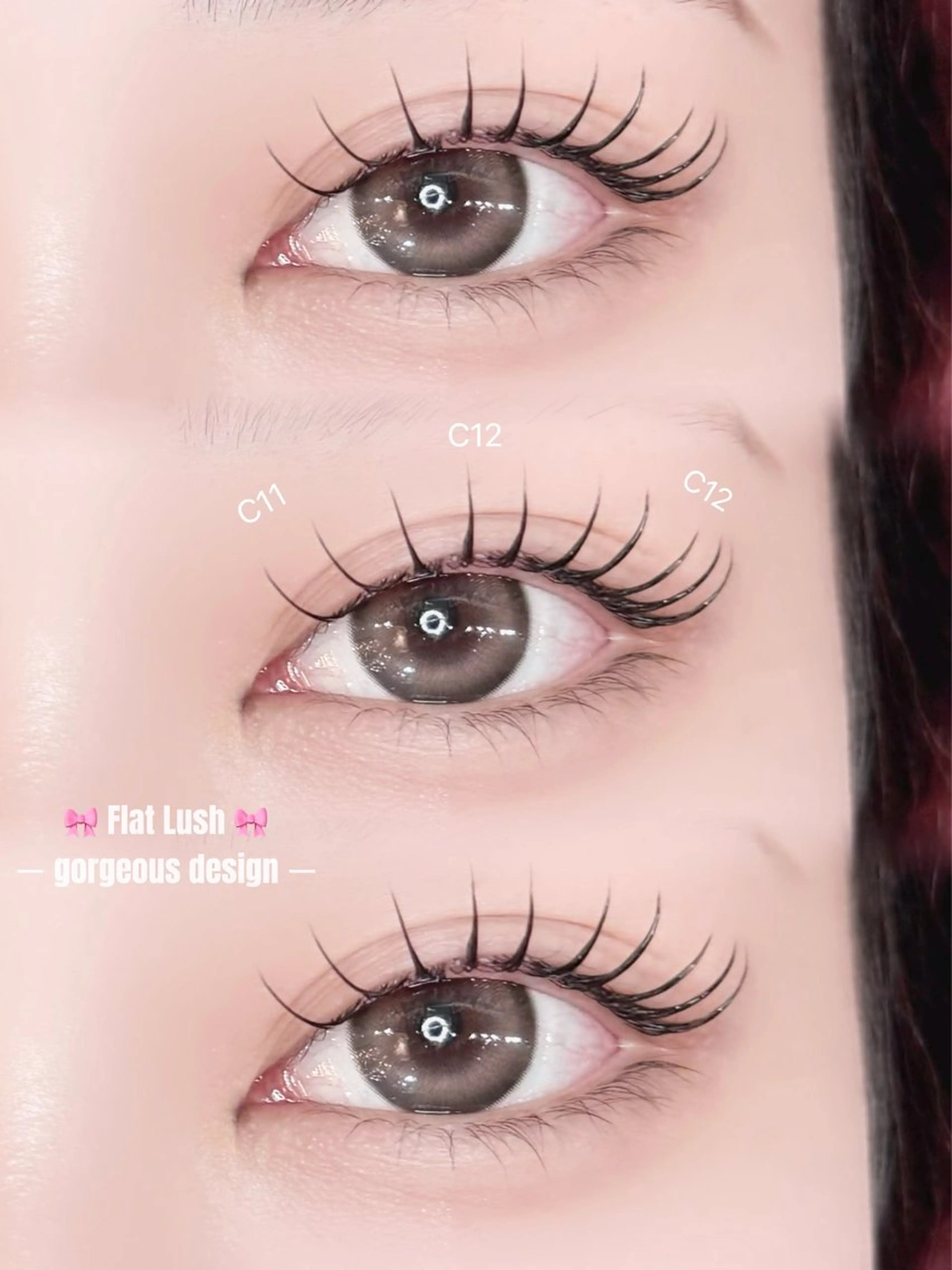 マツエク・マツパ フラットラッシュ マツエク OLIVIA 恵比寿 🎀岡田のマツエク・マツパデザイン