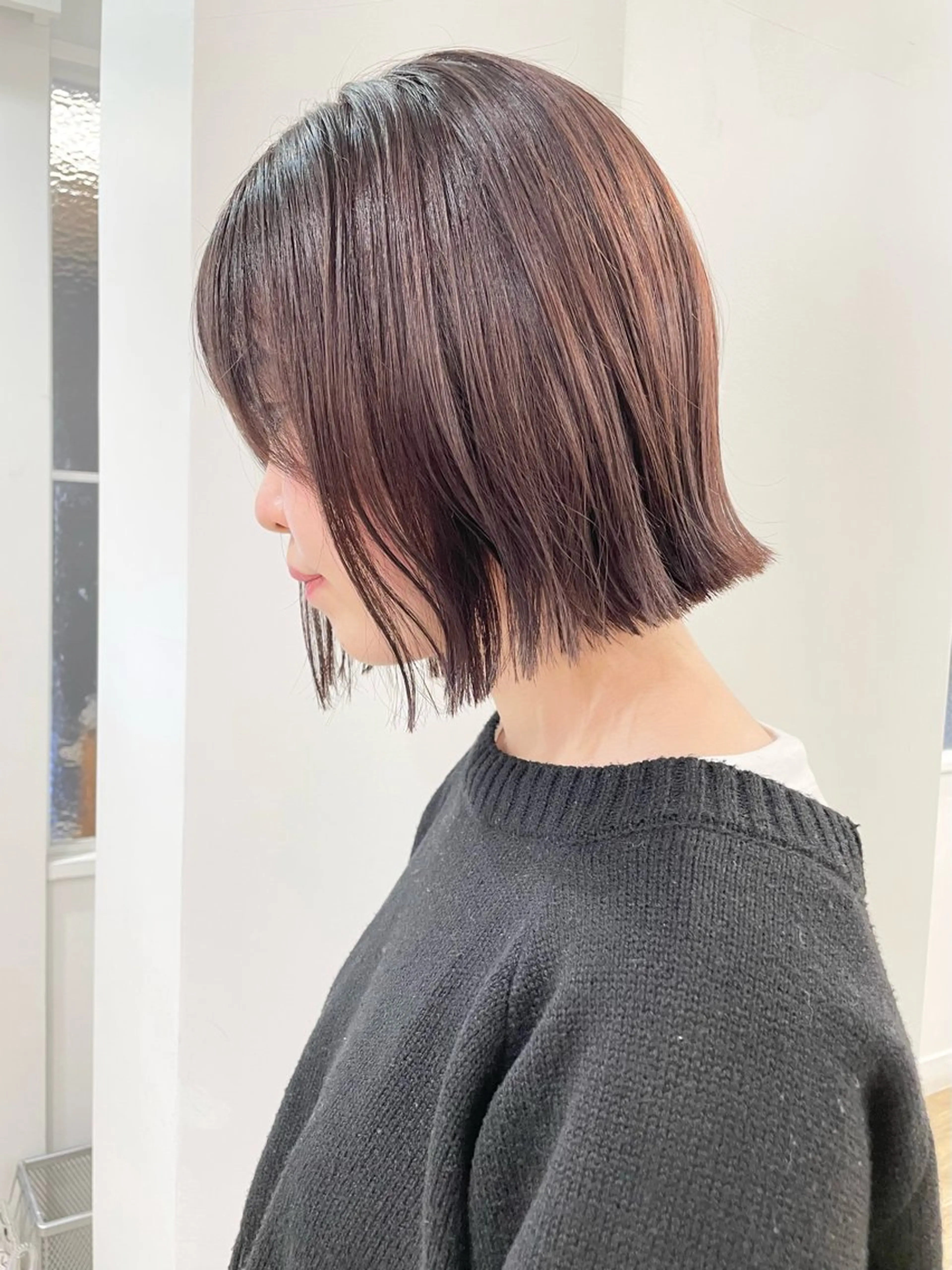 ミディアム ボブ カット ヘッドスパ 松田 /骨格矯正カットのヘアスタイル