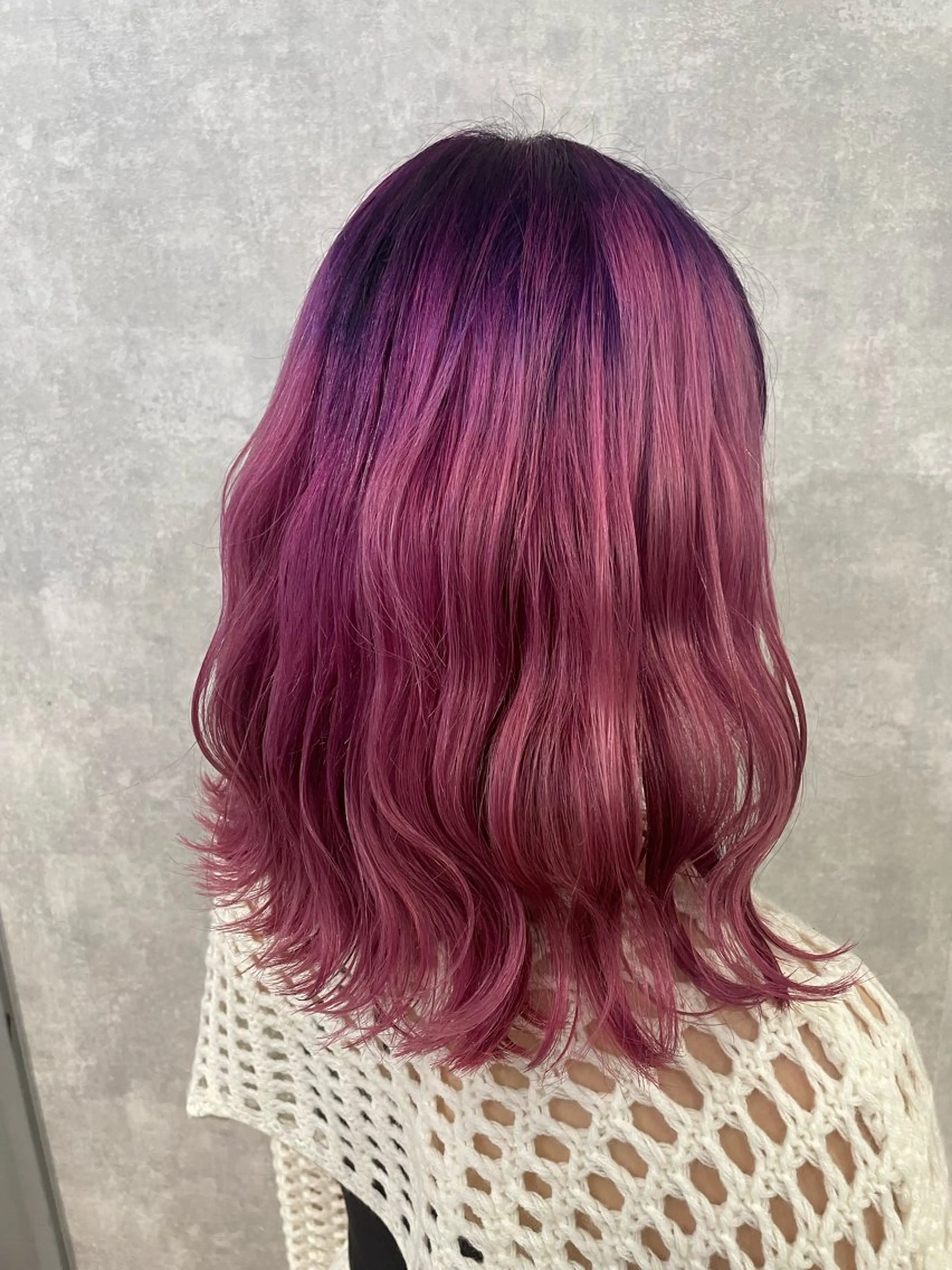 セミロング カラー ヘアアレンジ ヘアカラー トリートメント 透明感カラー/推しカ ラー☁️JURAのヘアスタイル