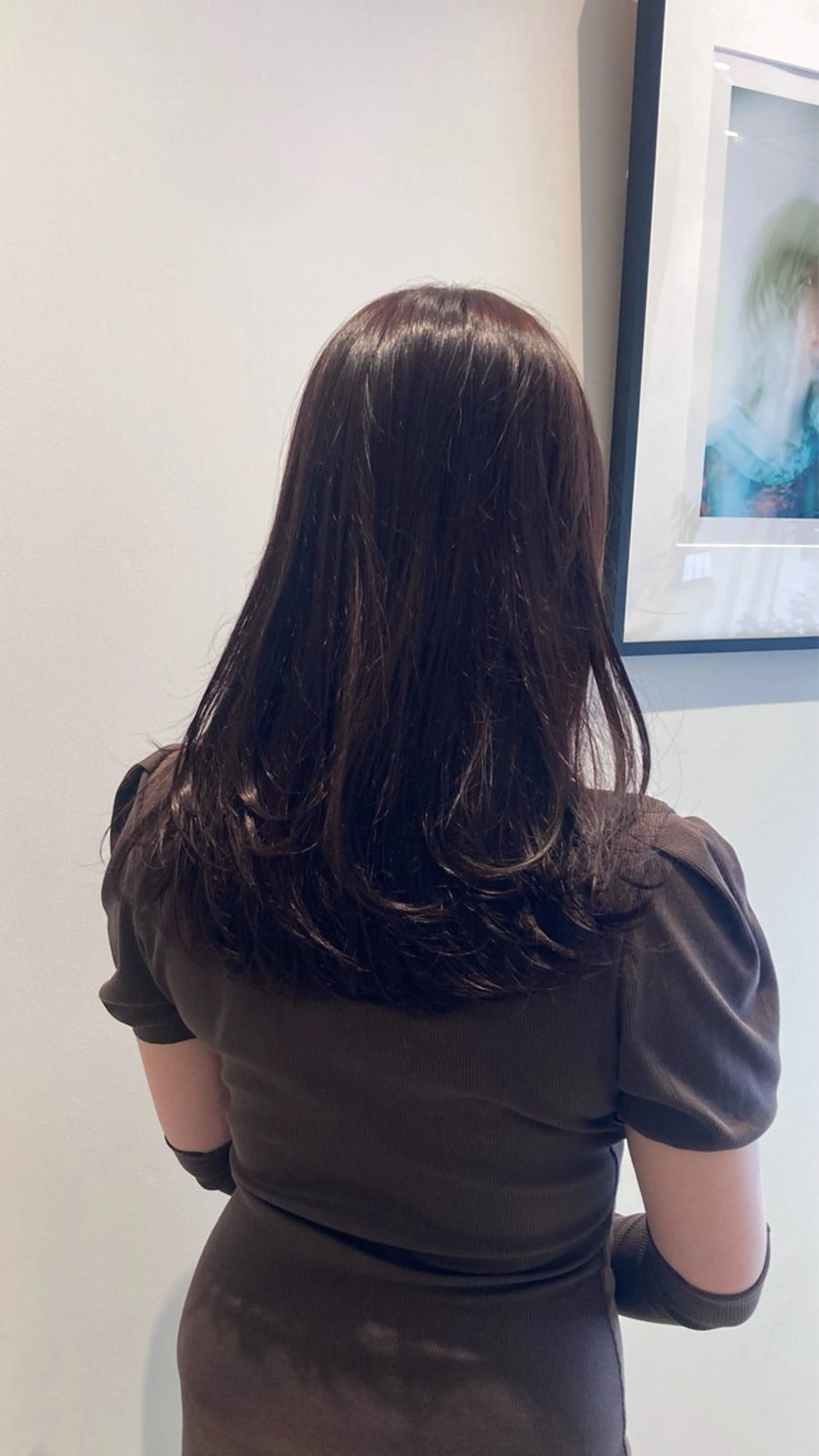 セミロング カラー CYAN.栄店所属・久野 紗愛のヘアスタイル